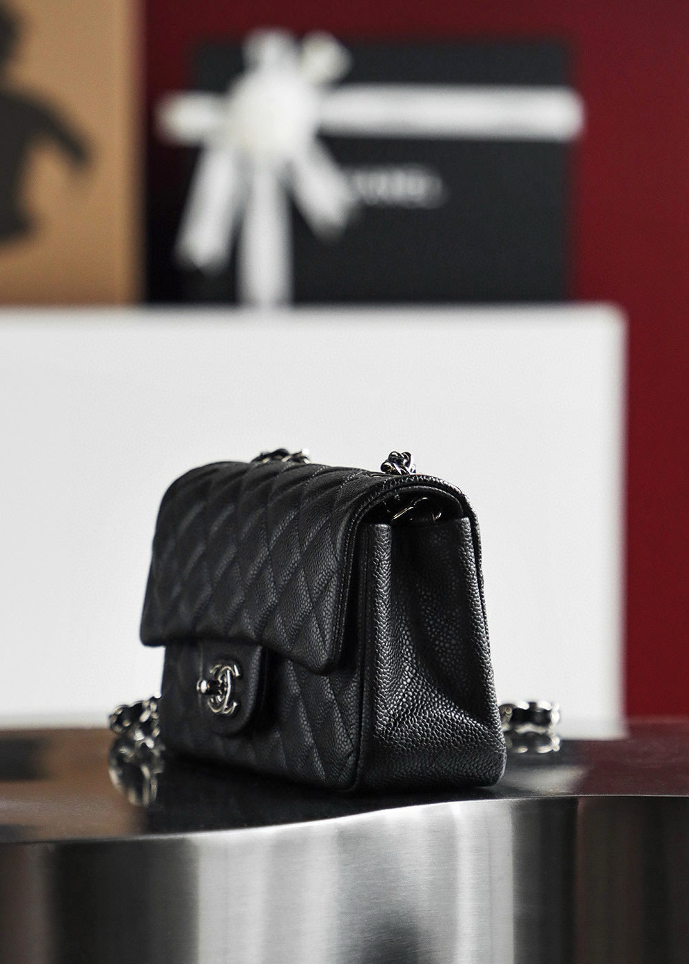 Chanel CF Mini Bag (12x20x6cm)