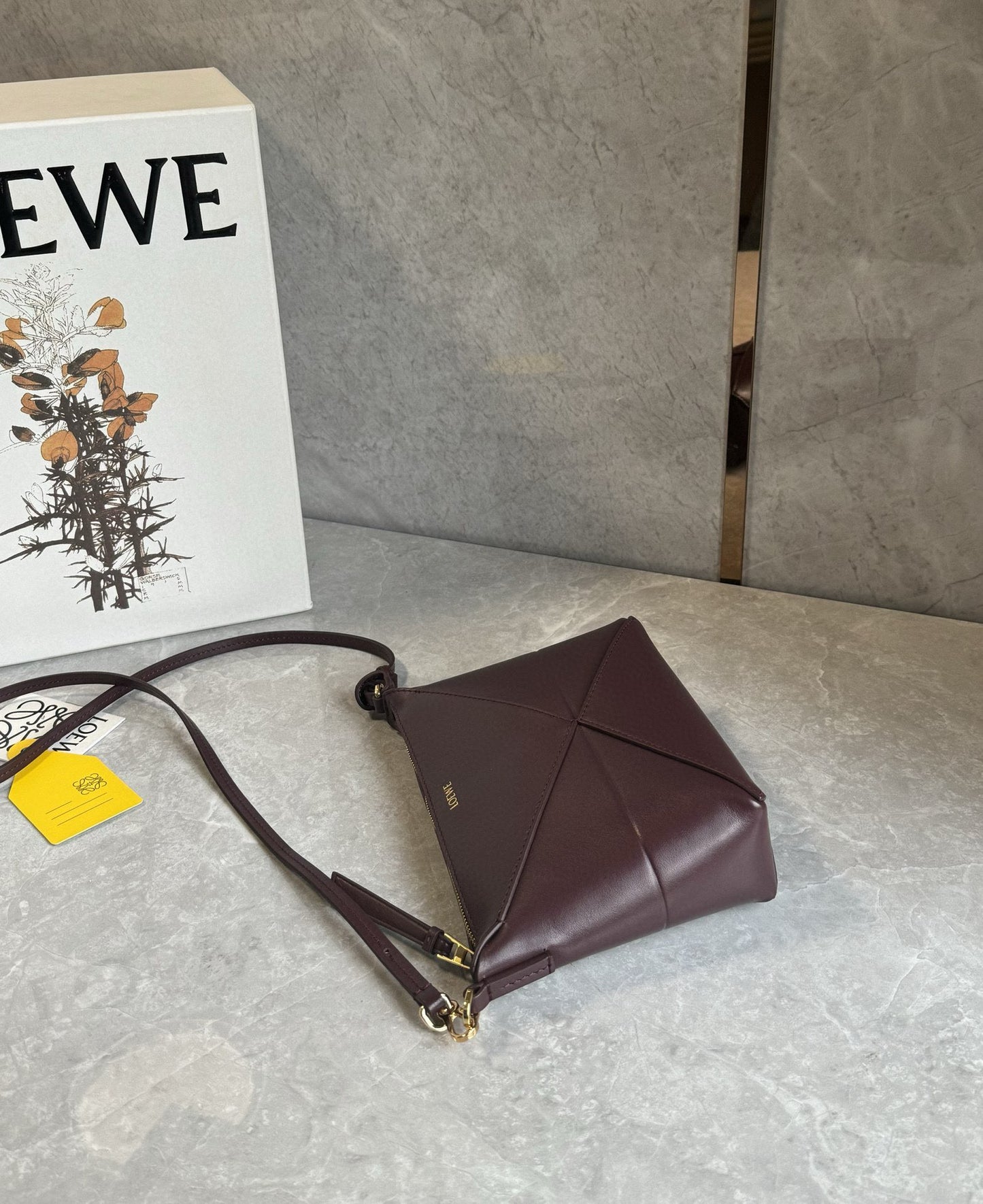 Loewe Puzzle Fold Pouch Mahjong Bag(23x6.5x15.5cm)