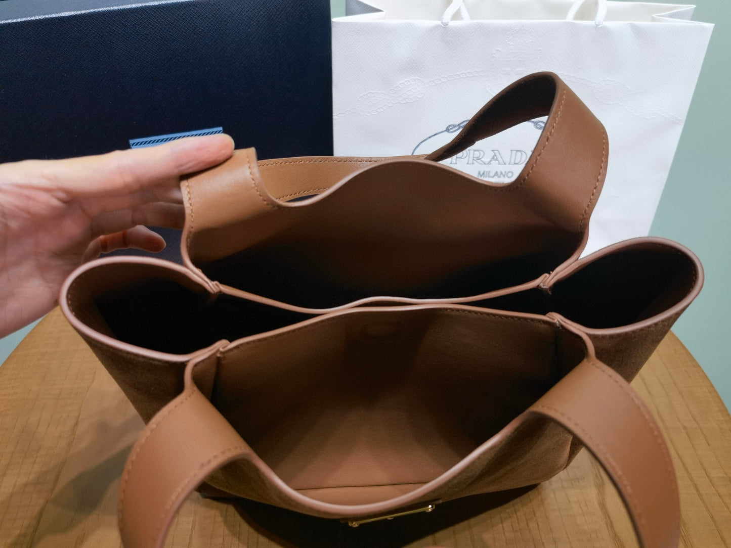 Prada Tote Basket Bag