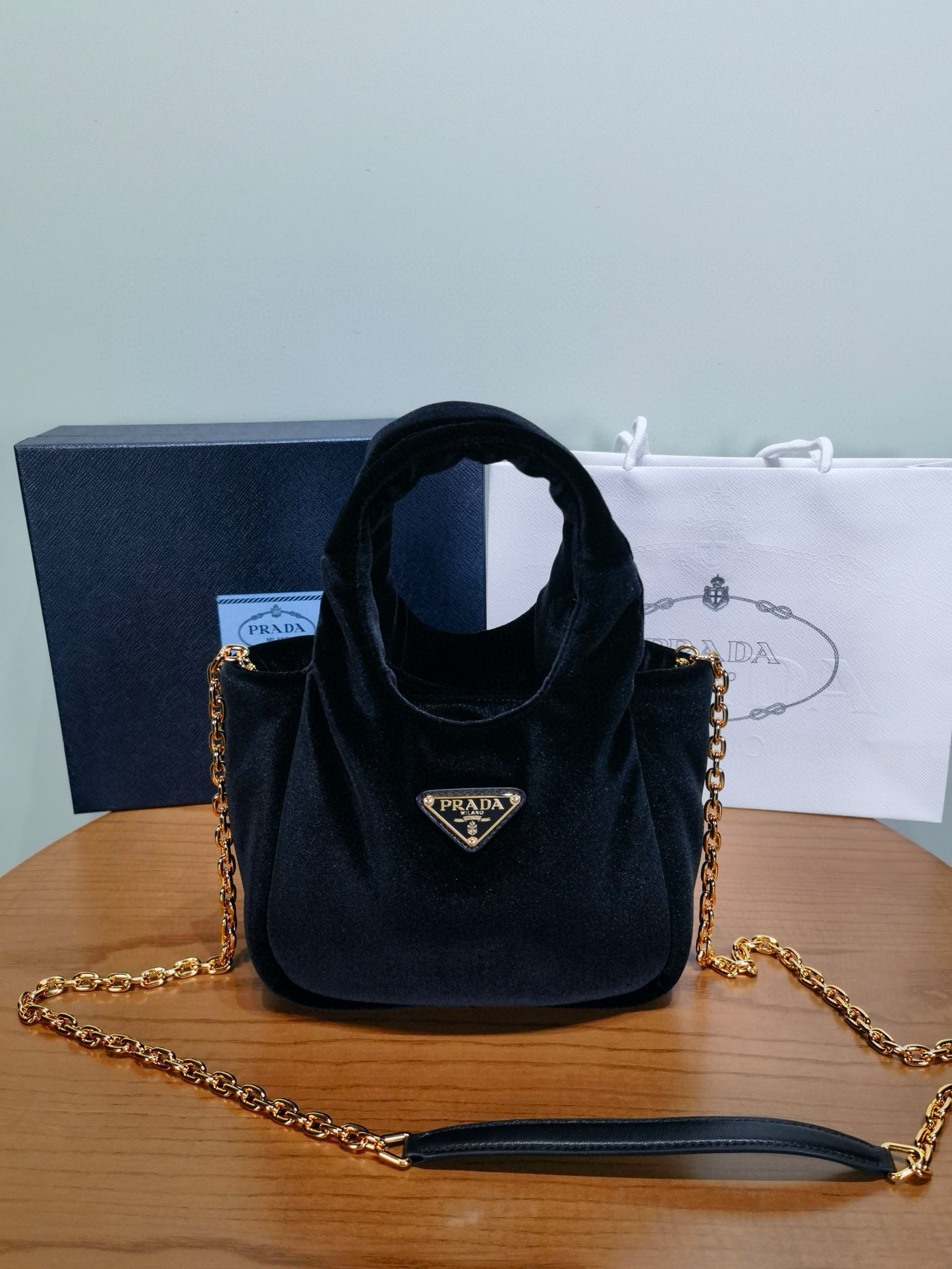 PD Velvet Mini Handbag