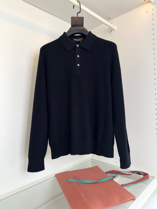 Loro Piana Long Sleeve Polo