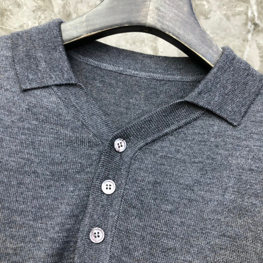 Thom Browne Long Sleeve Polo