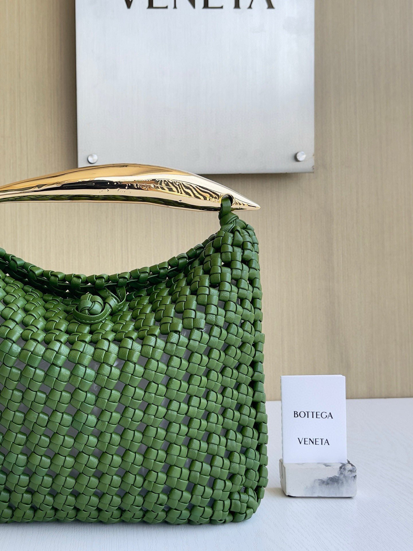 BV Woven Leather Handbag
