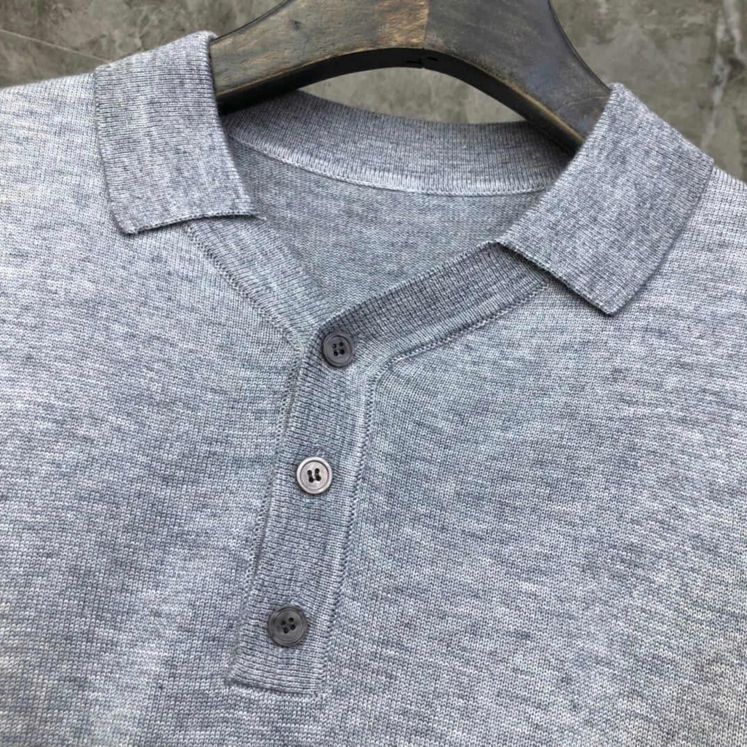 Thom Browne Long Sleeve Polo