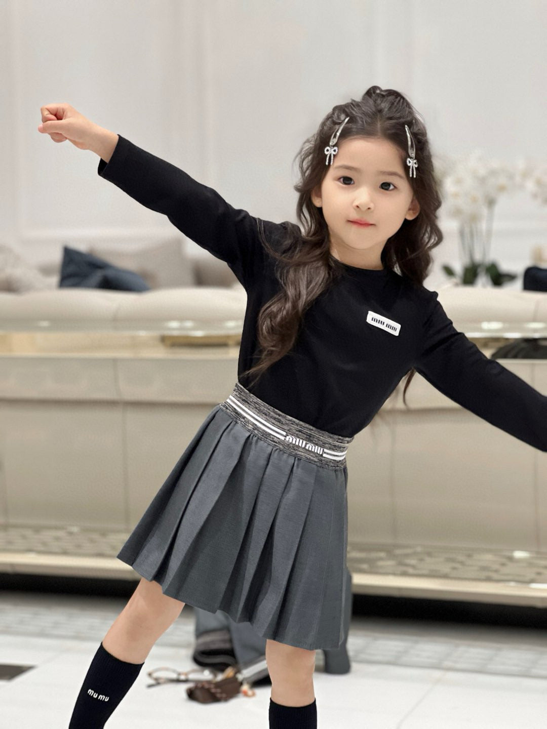 MiuMiu Sweater/Skirt Set