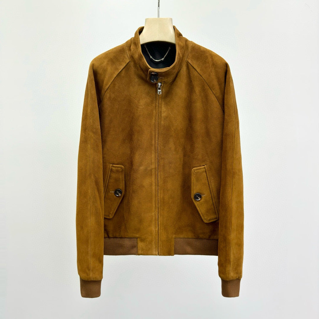Prada Suede Bomber Jacket