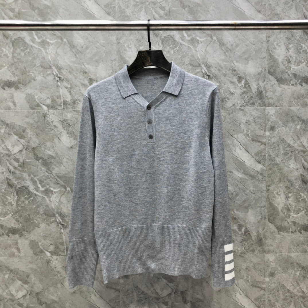 Thom Browne Long Sleeve Polo