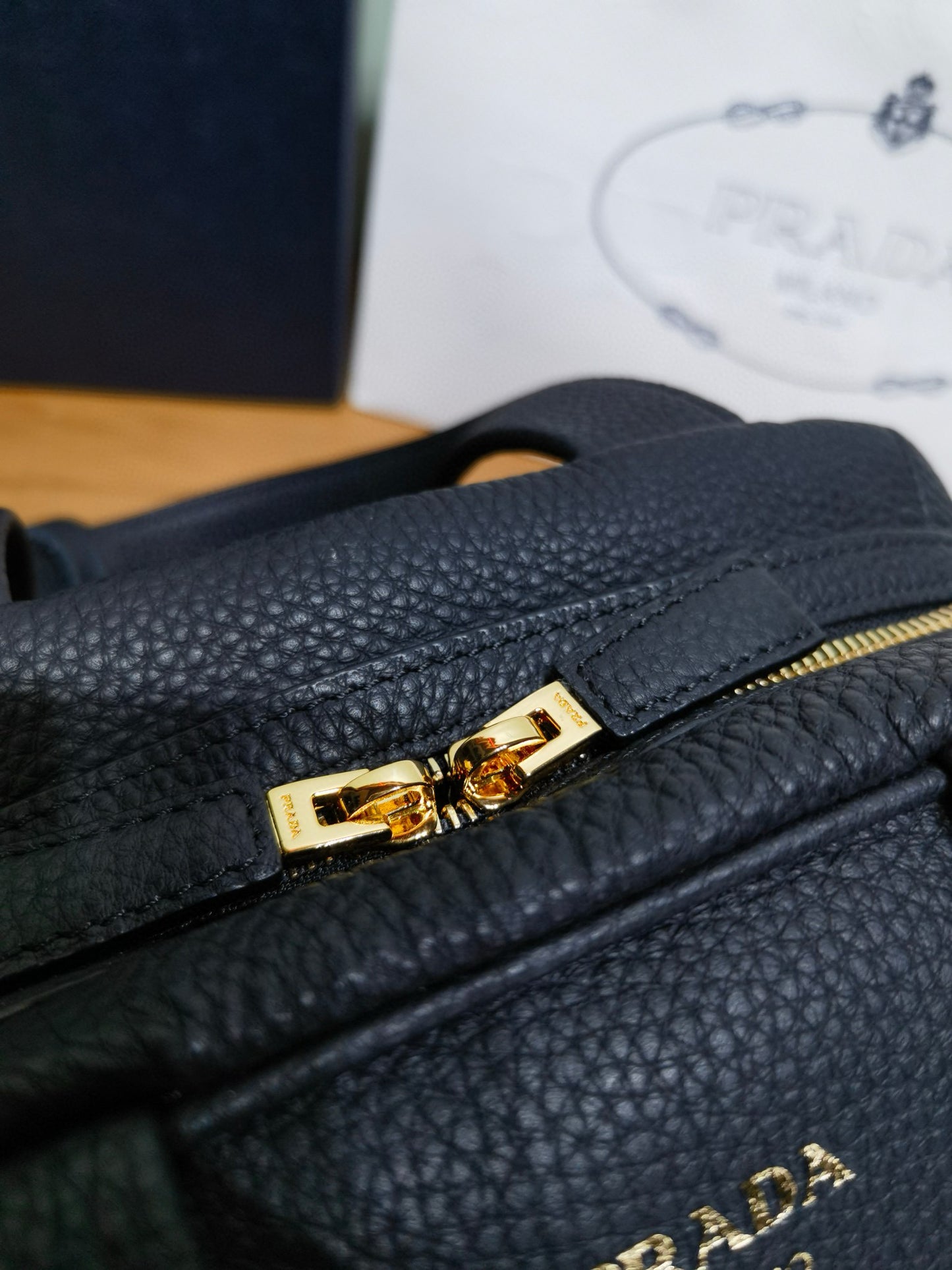 PD Leather Satchel Bag 28x20x13cm