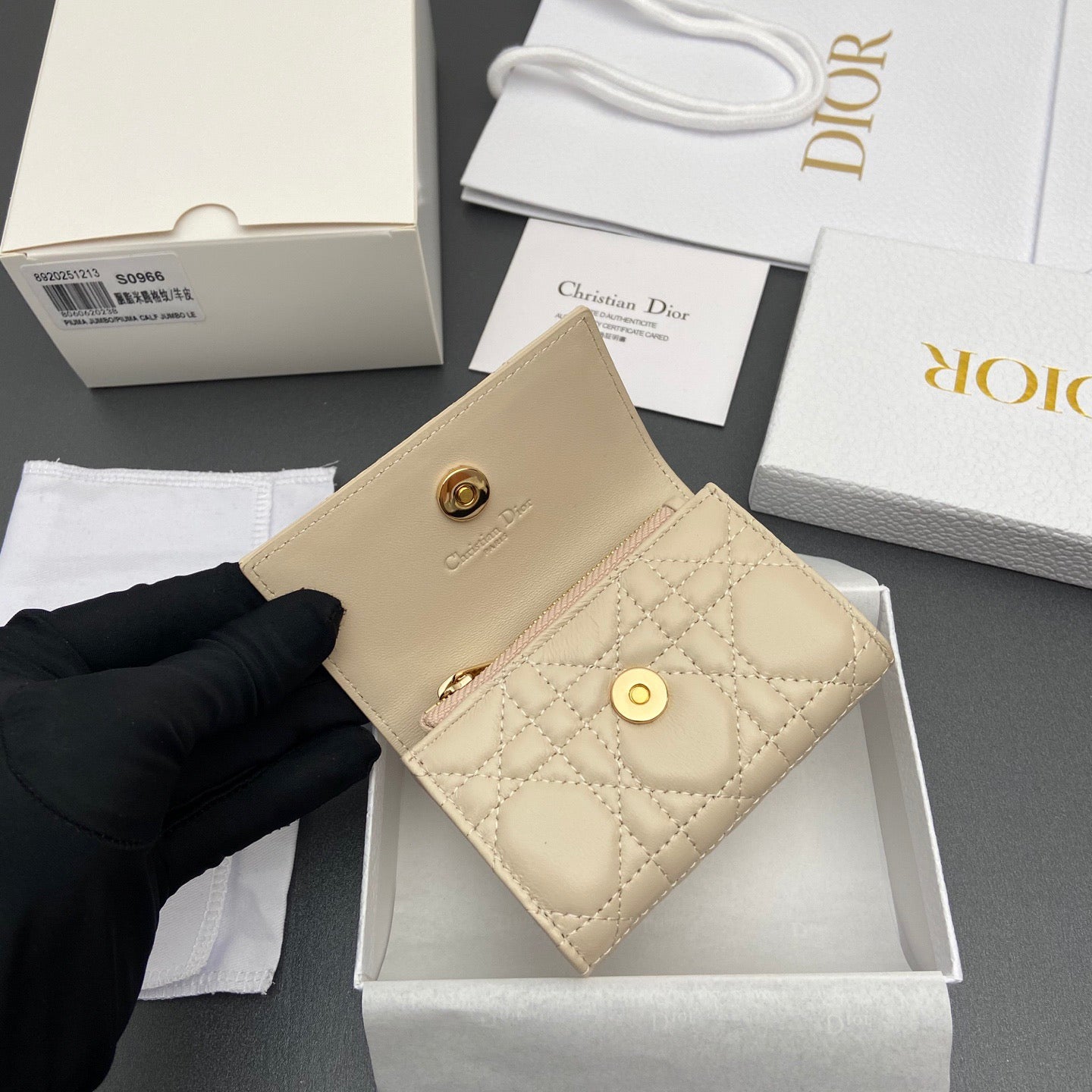 Dior Jolie Glycine Wallet