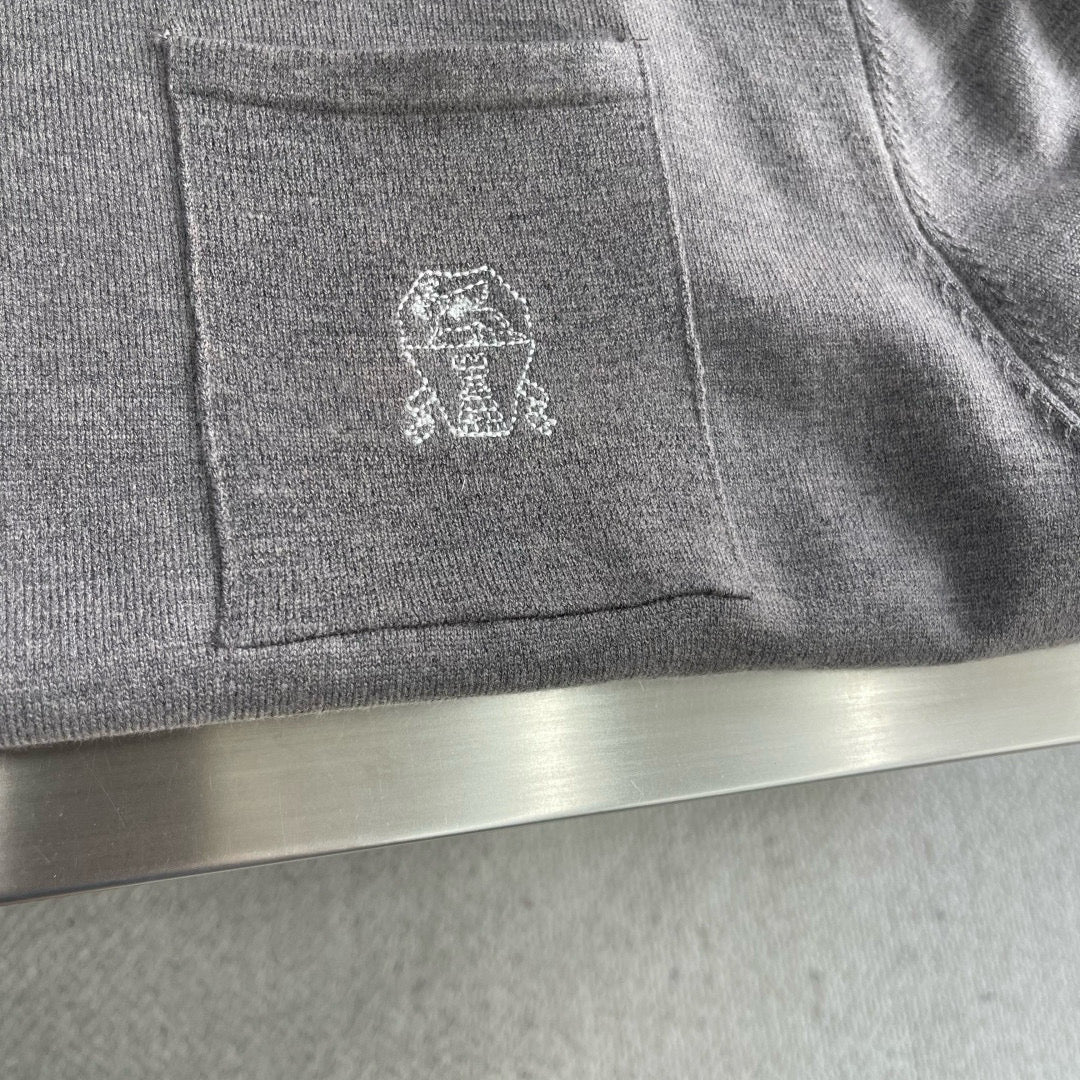 Brunello Cucinelli Long Sleeve Polo