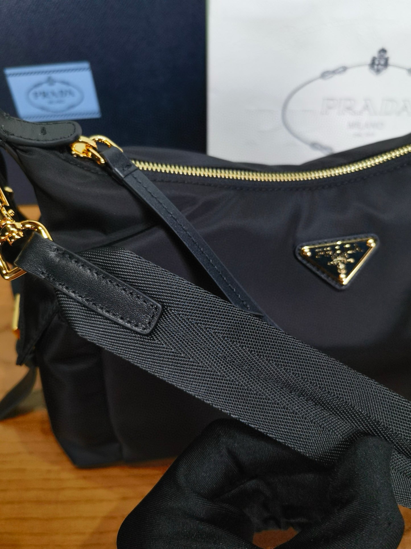 PD Re-Nylon Aimee Shoulder Bag