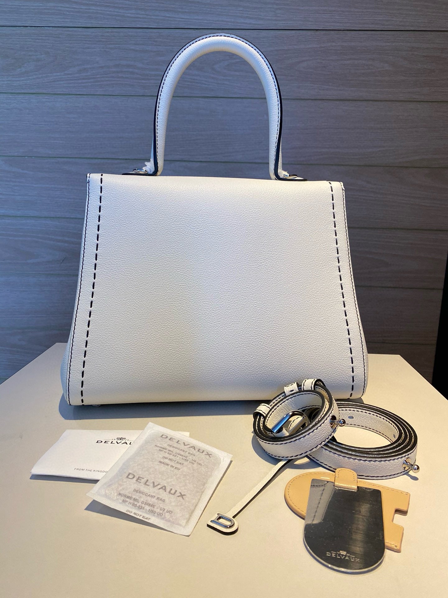 Delvaux Brillant Mini Surpique Handbag