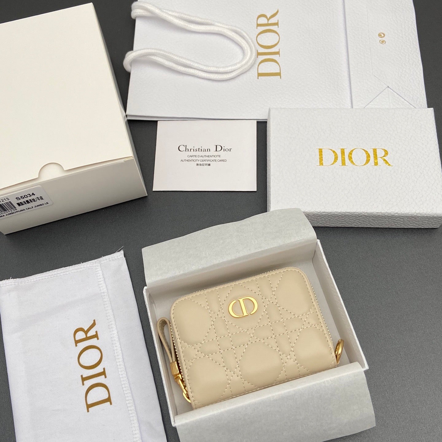Dior Jolie Glycine Wallet