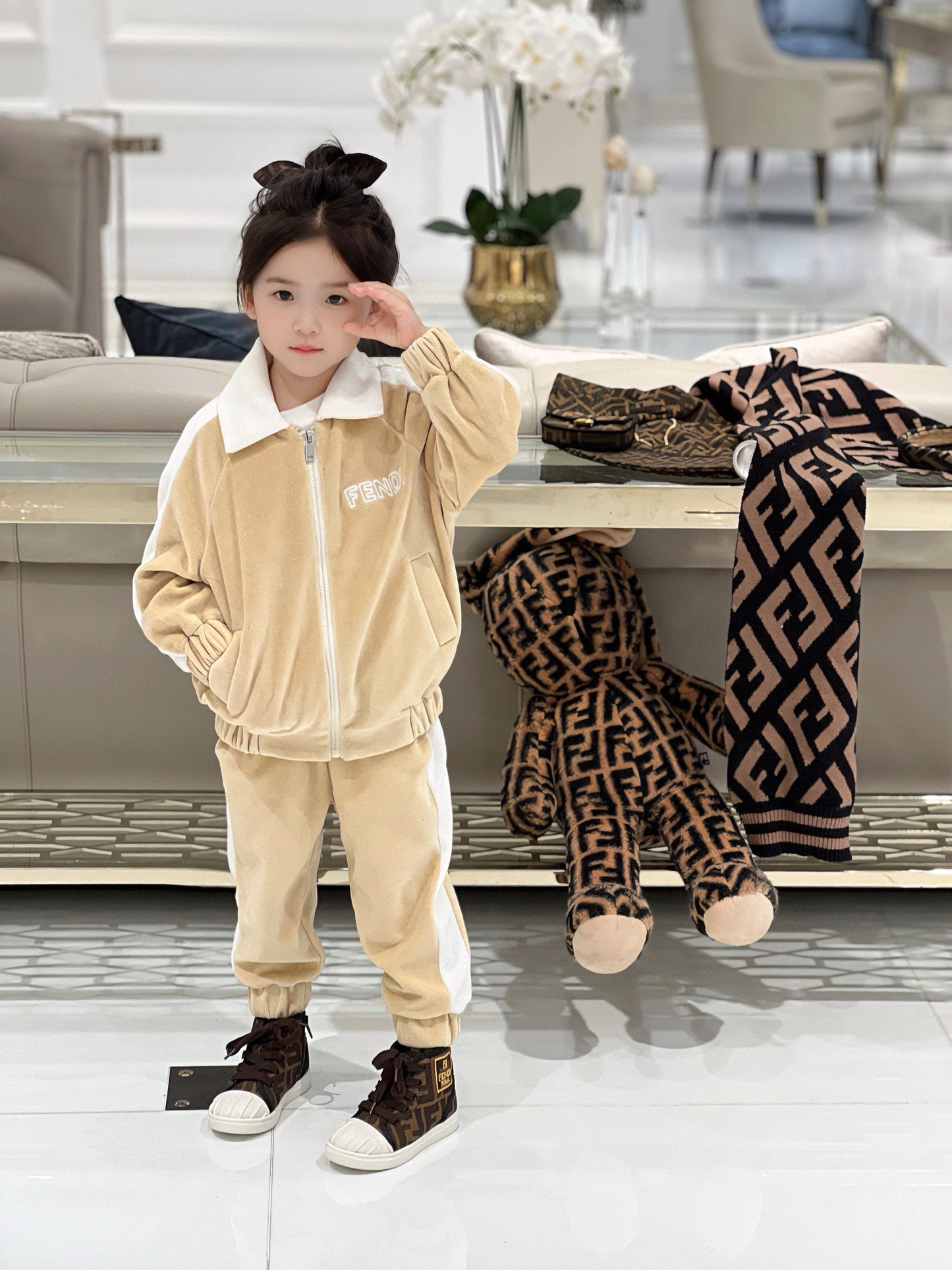 Fendi Jacket/Long Pant Set