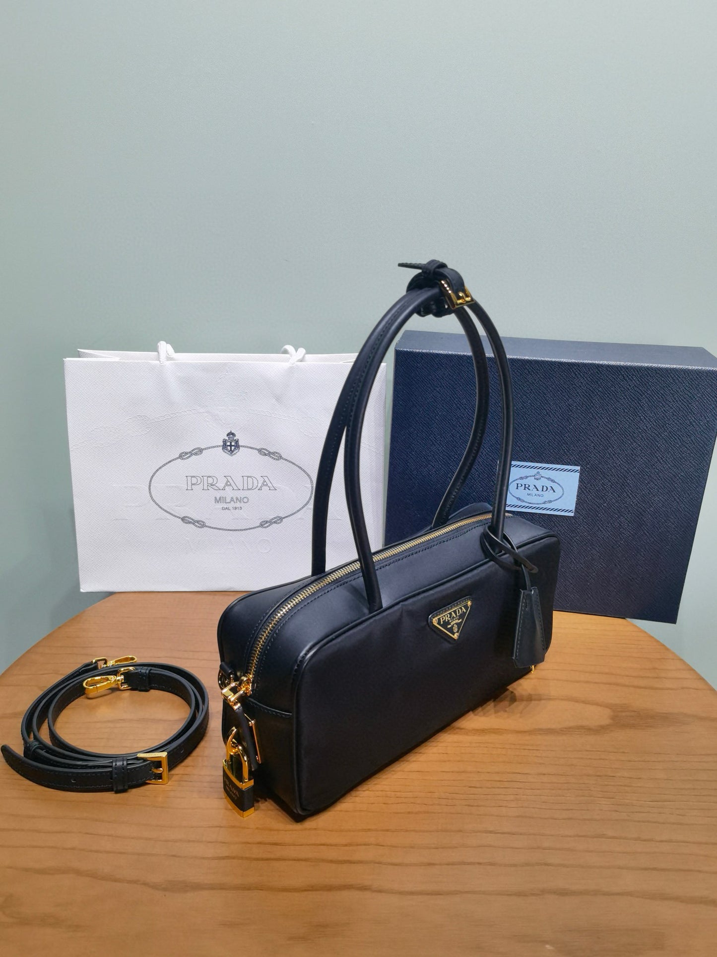 Prada Lock Handle Bag