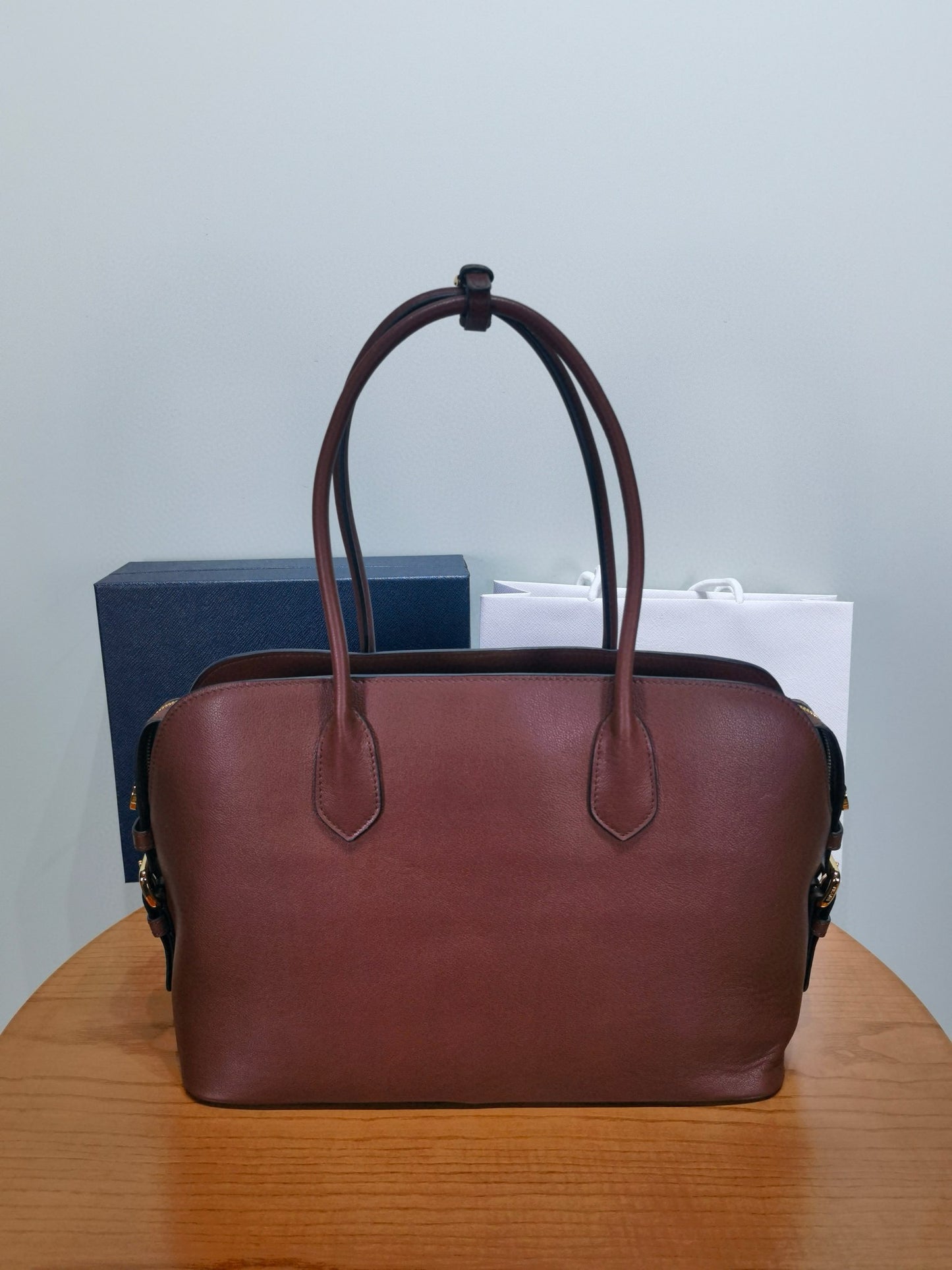 PD Large Leather Tote Bag