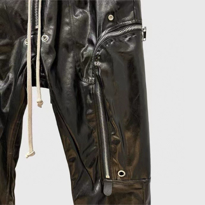 Rick Owen Leather Long Pants