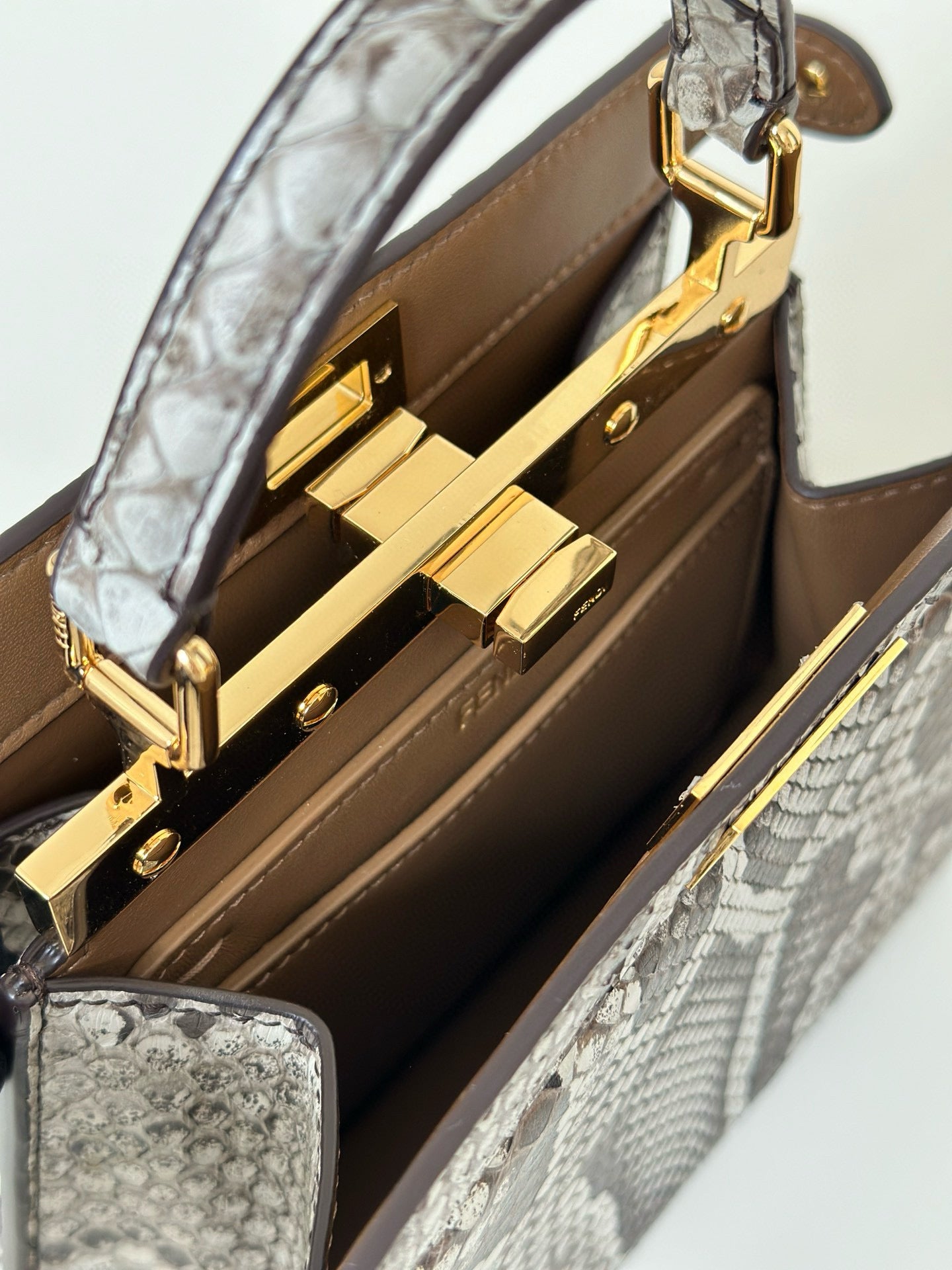 Fendi Peekaboo Bag (Python leather)