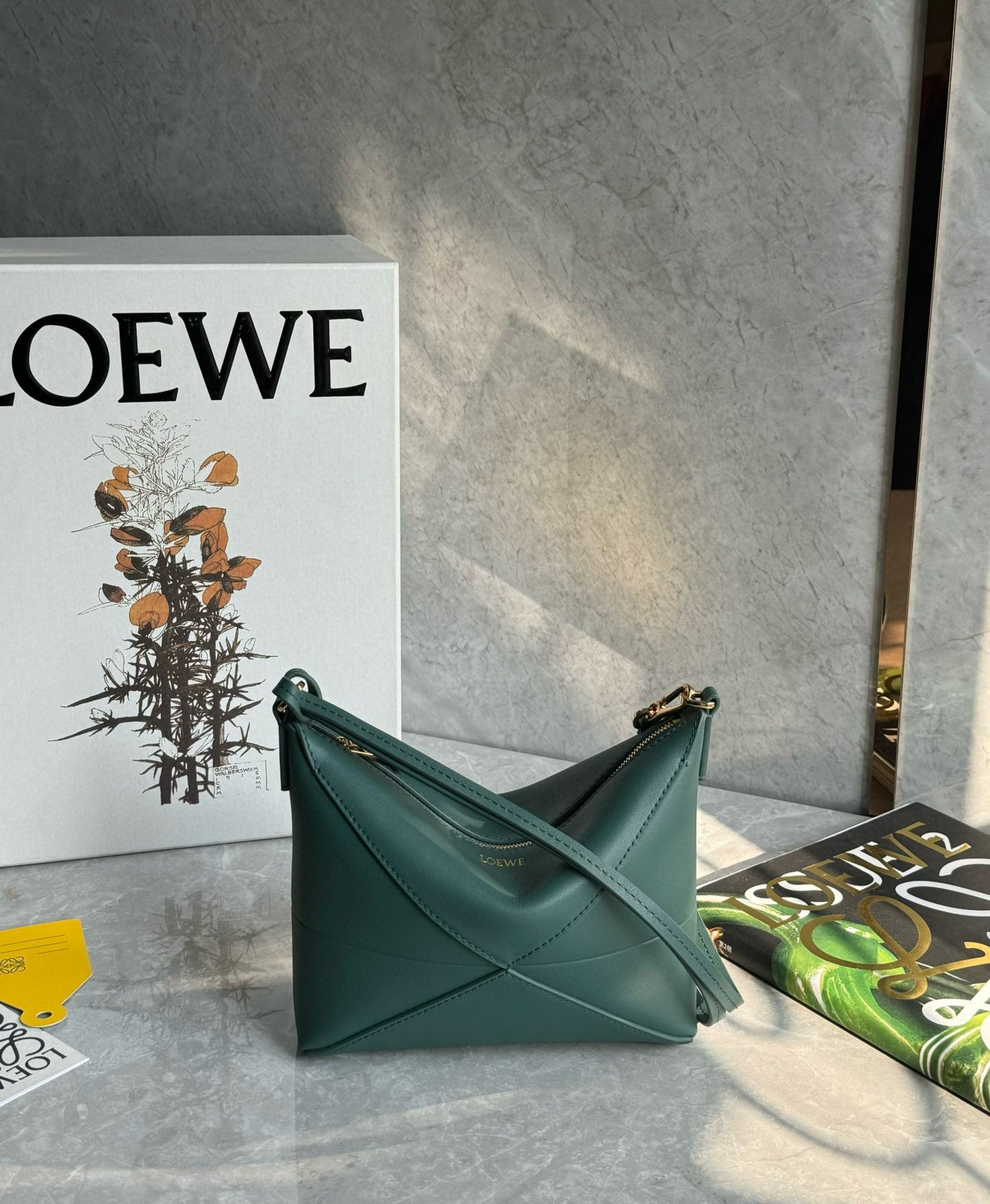 Loewe Puzzle Fold Pouch Mahjong Bag(23x6.5x15.5cm)