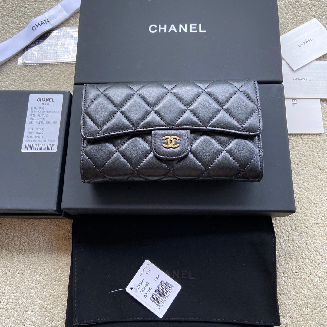Chanel Long Flap Wallet