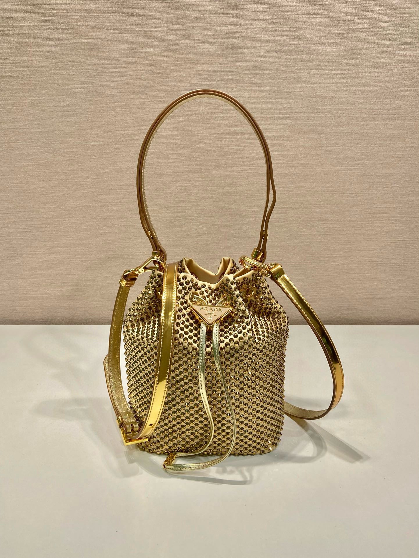 Prada Crystal Bucket Bag