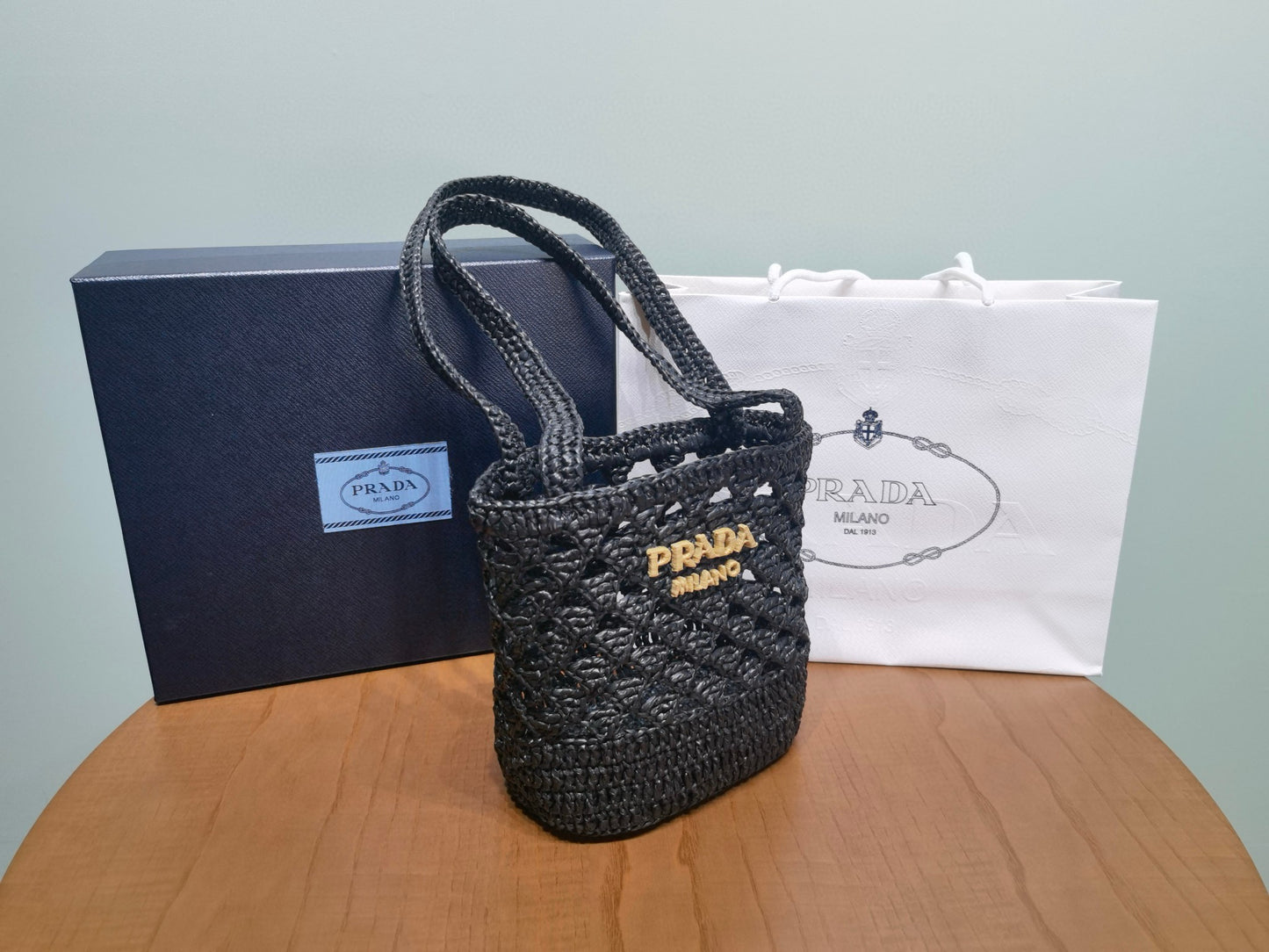 PD Mini Crochet Tote Bag