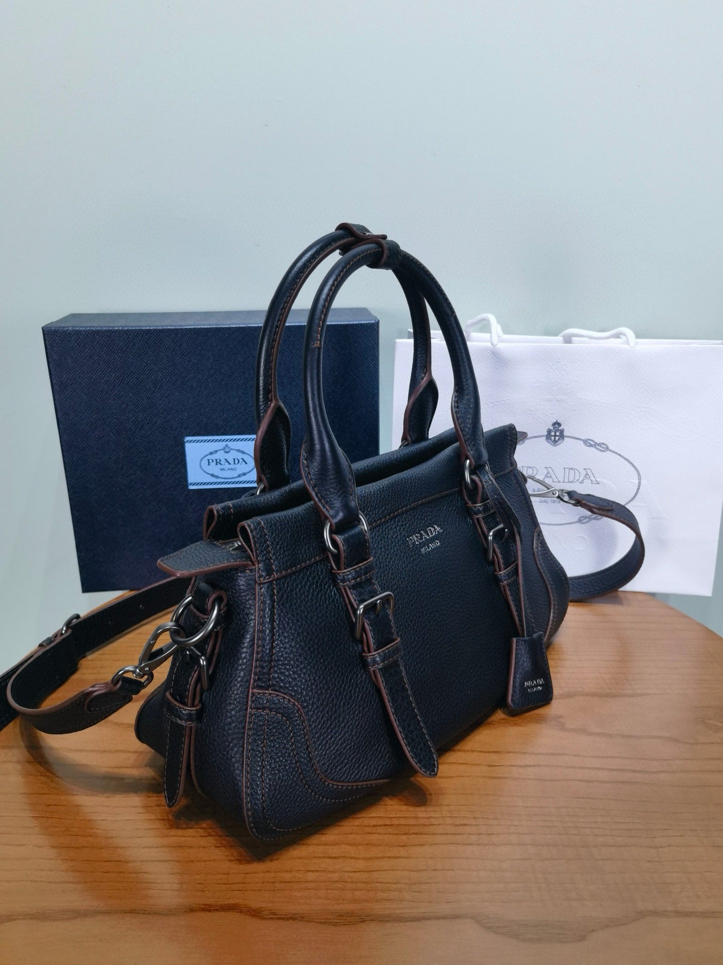 PD Bonnie Leather Tote Bag 35x22x11cm
