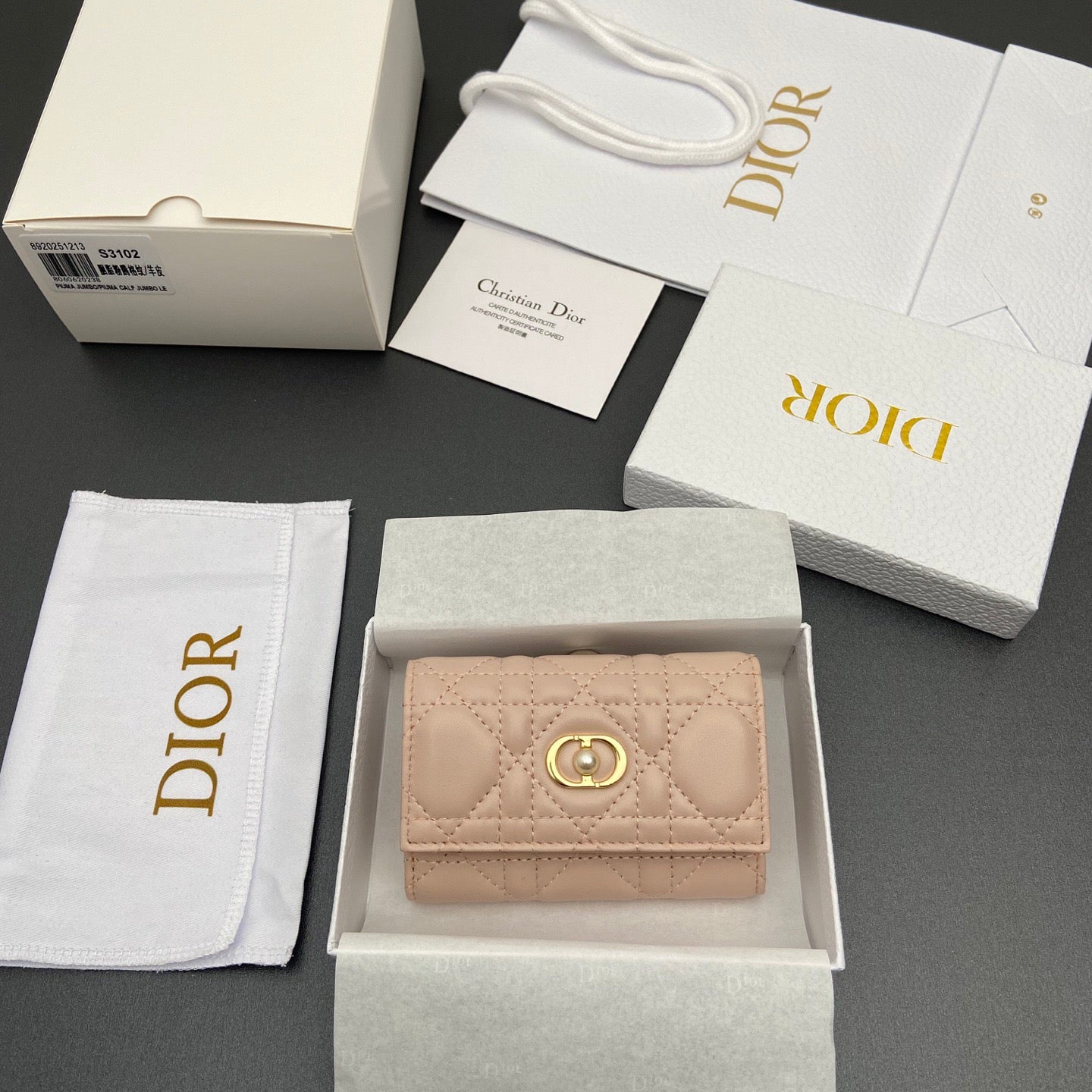Dior Jolie Glycine Wallet