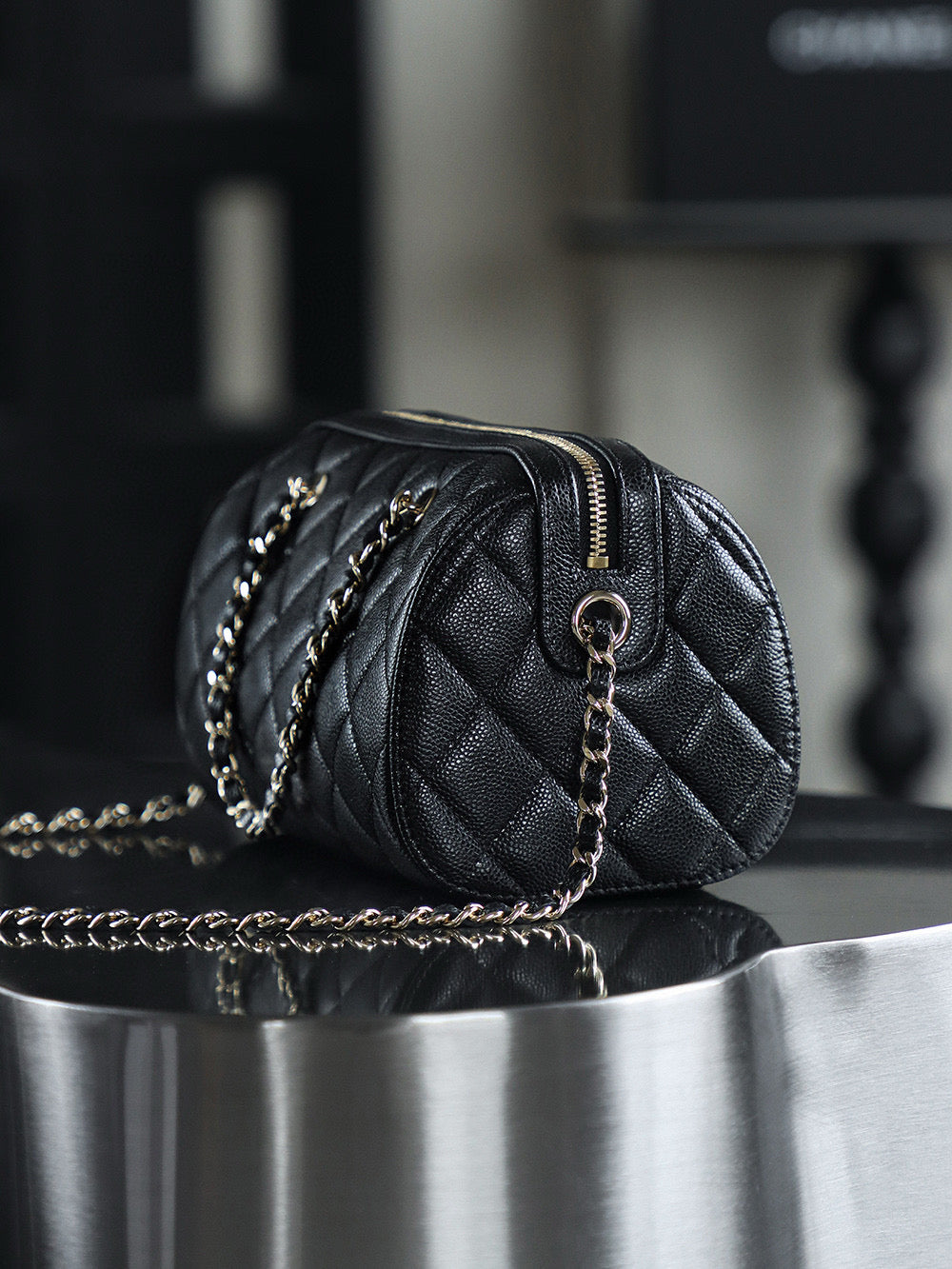Chanel 25P Mini Bowling Bag