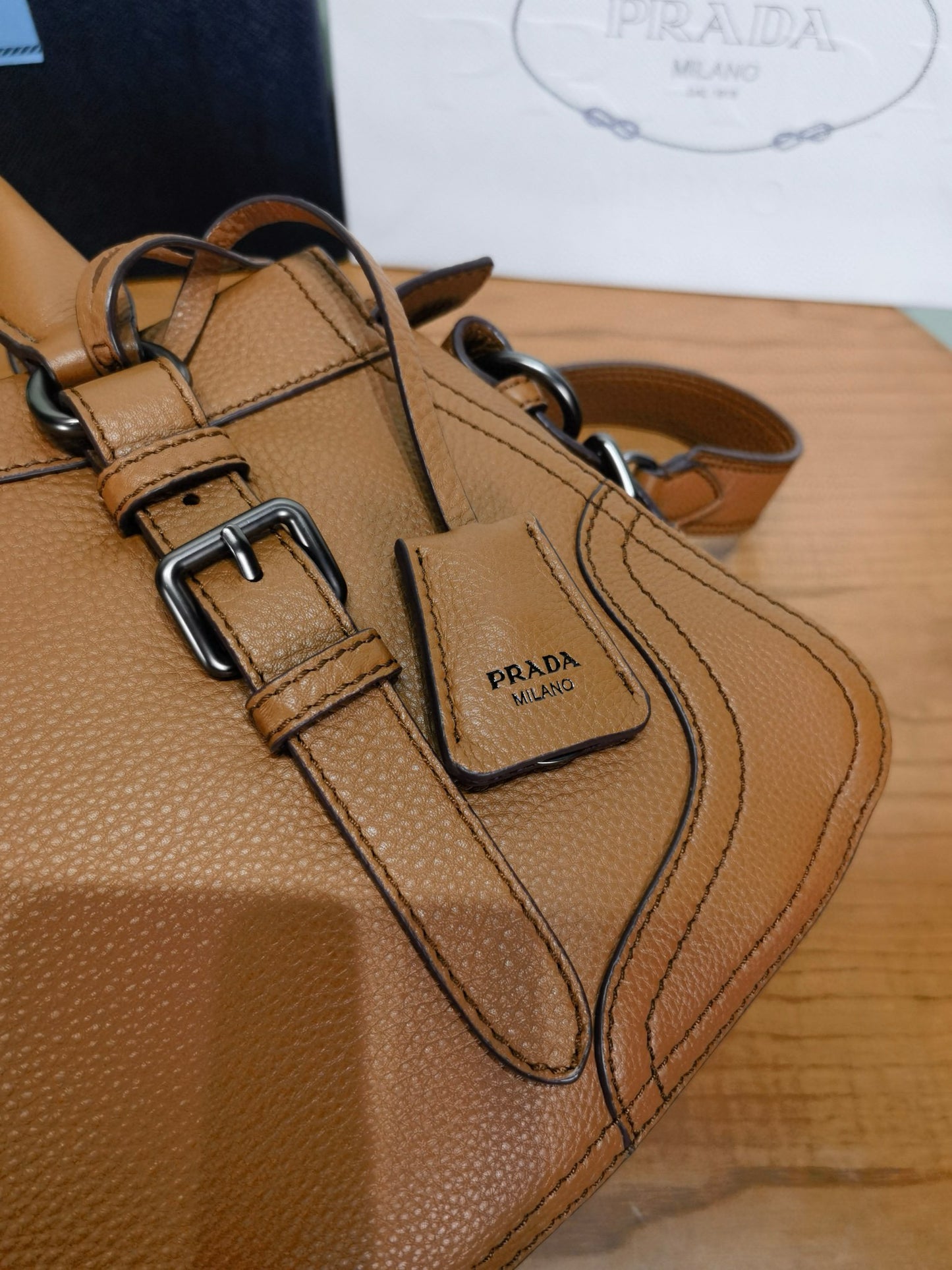 PD Bonnie Leather Tote Bag 35x22x11cm