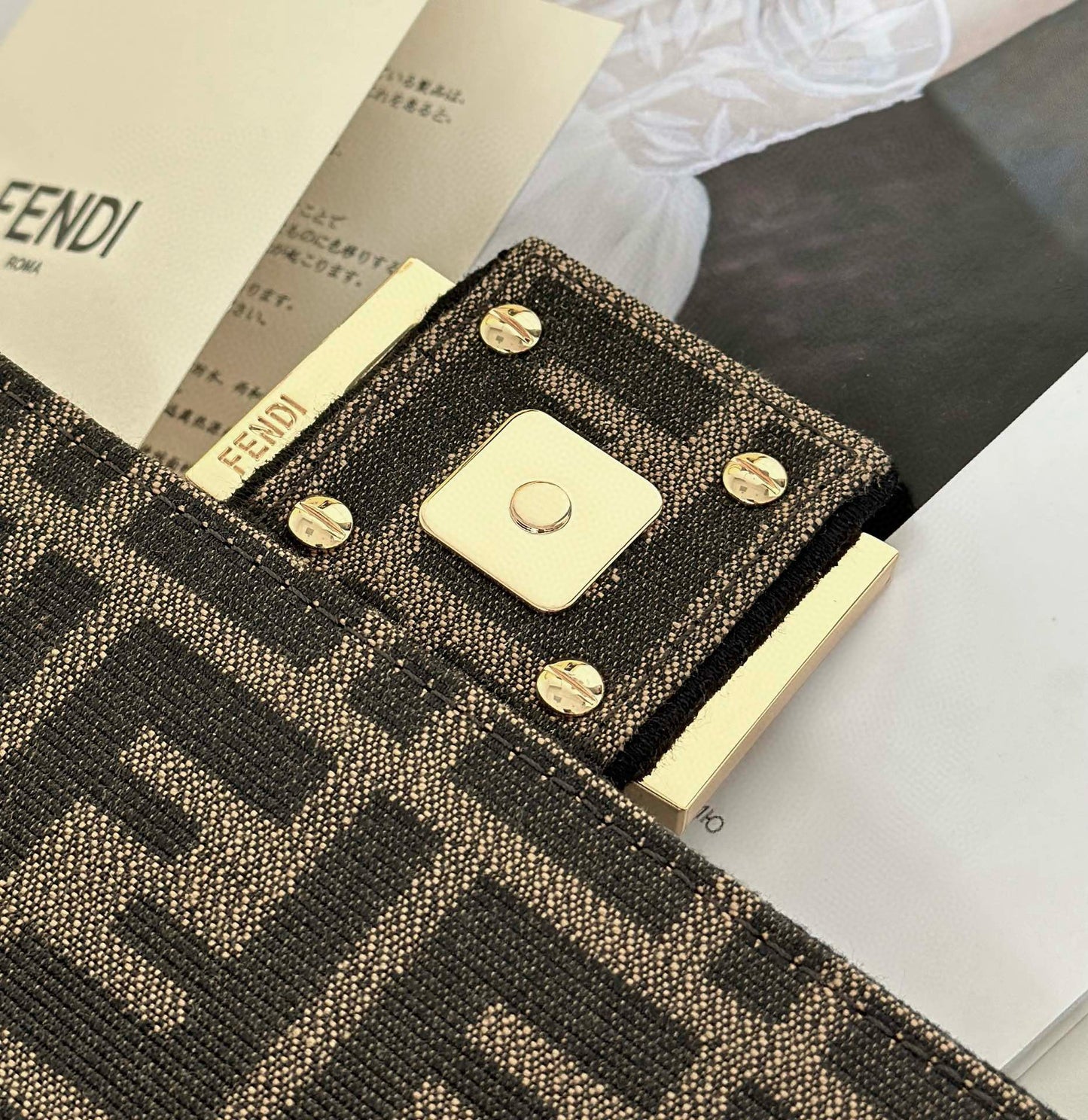 Fendi Baguette Tobacco Brown Bag