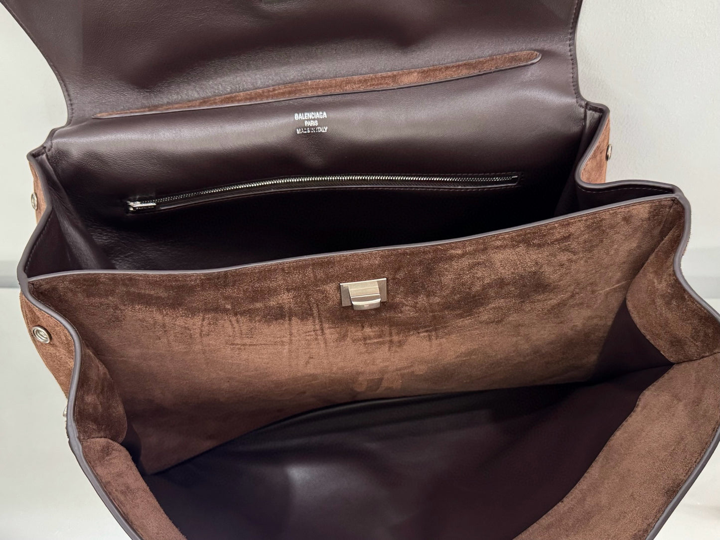 BLCG Rodeo Medium Suede Handbag 35x23x11cm