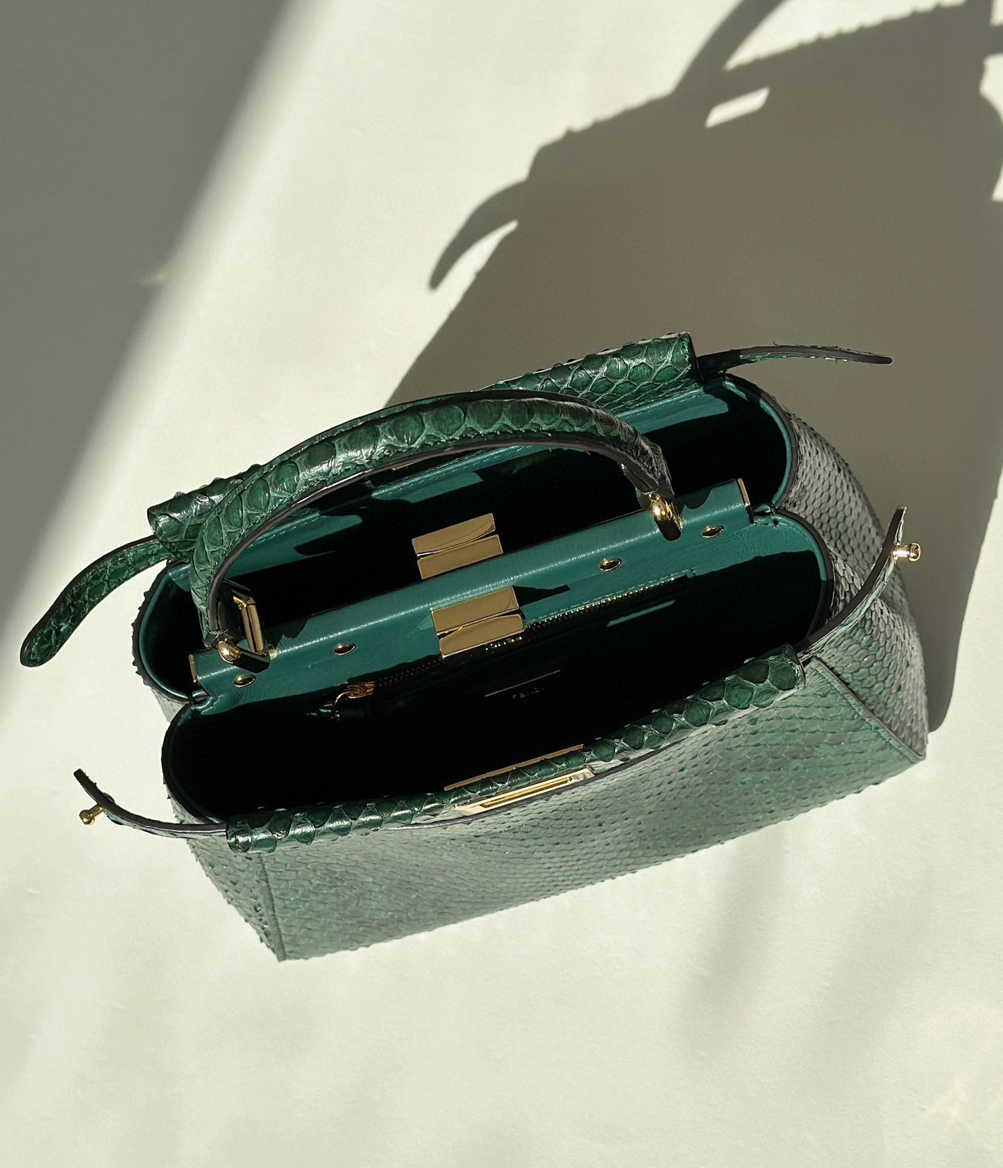 Fendi Peekaboo Bag (Python leather)