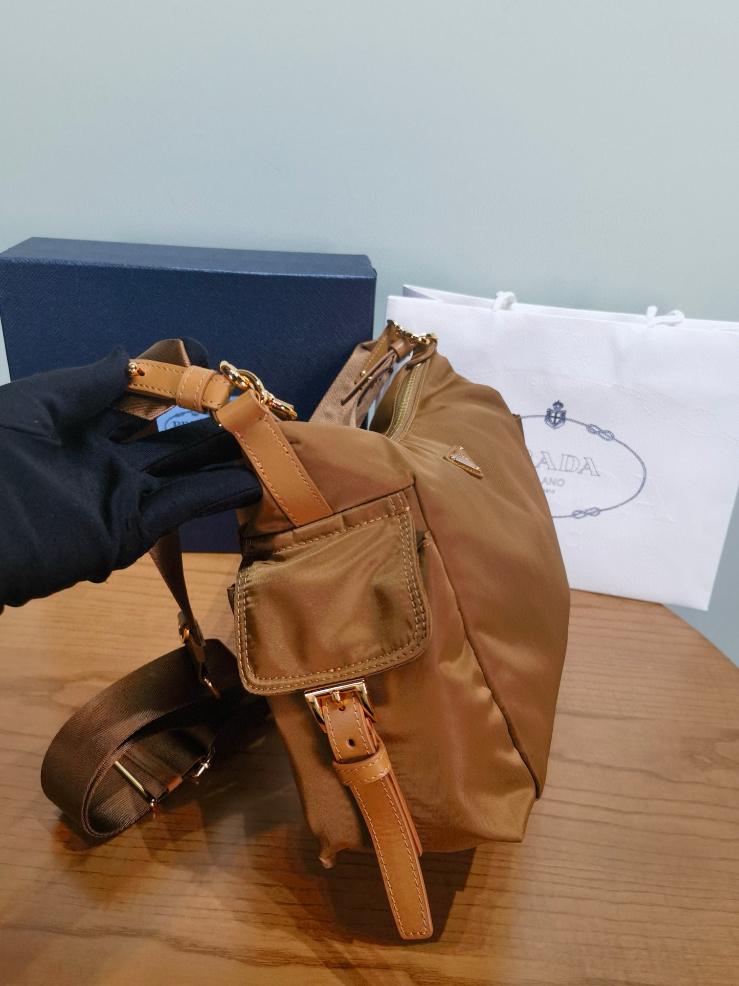 PD Re-Nylon Aimee Shoulder Bag