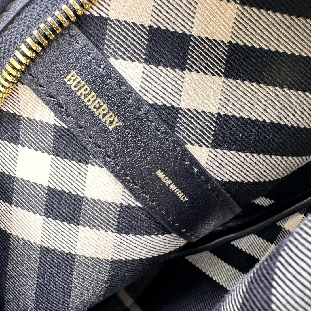 Burberry Black Off Check Shoulder Bag