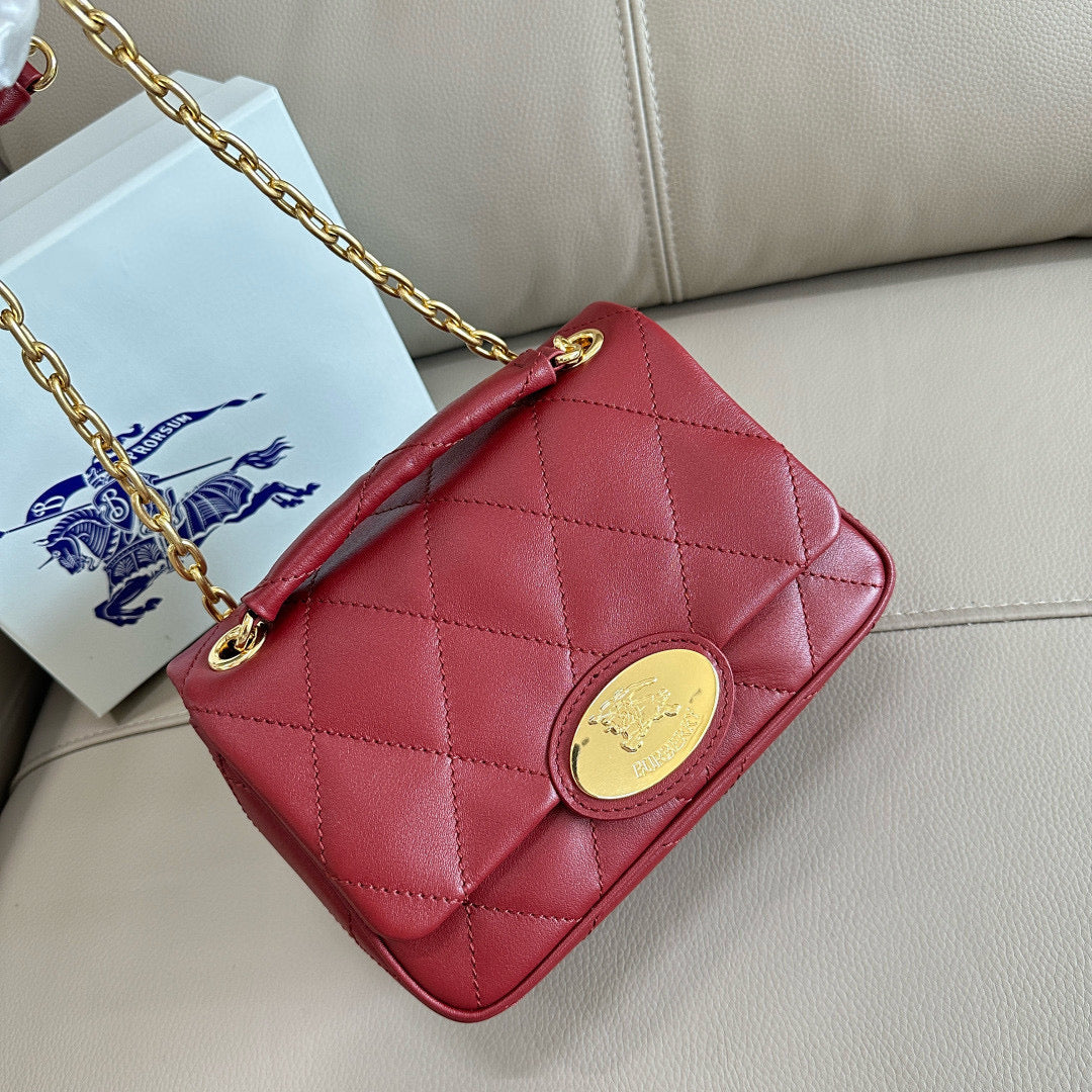 BB Quilted Crossbody Bag