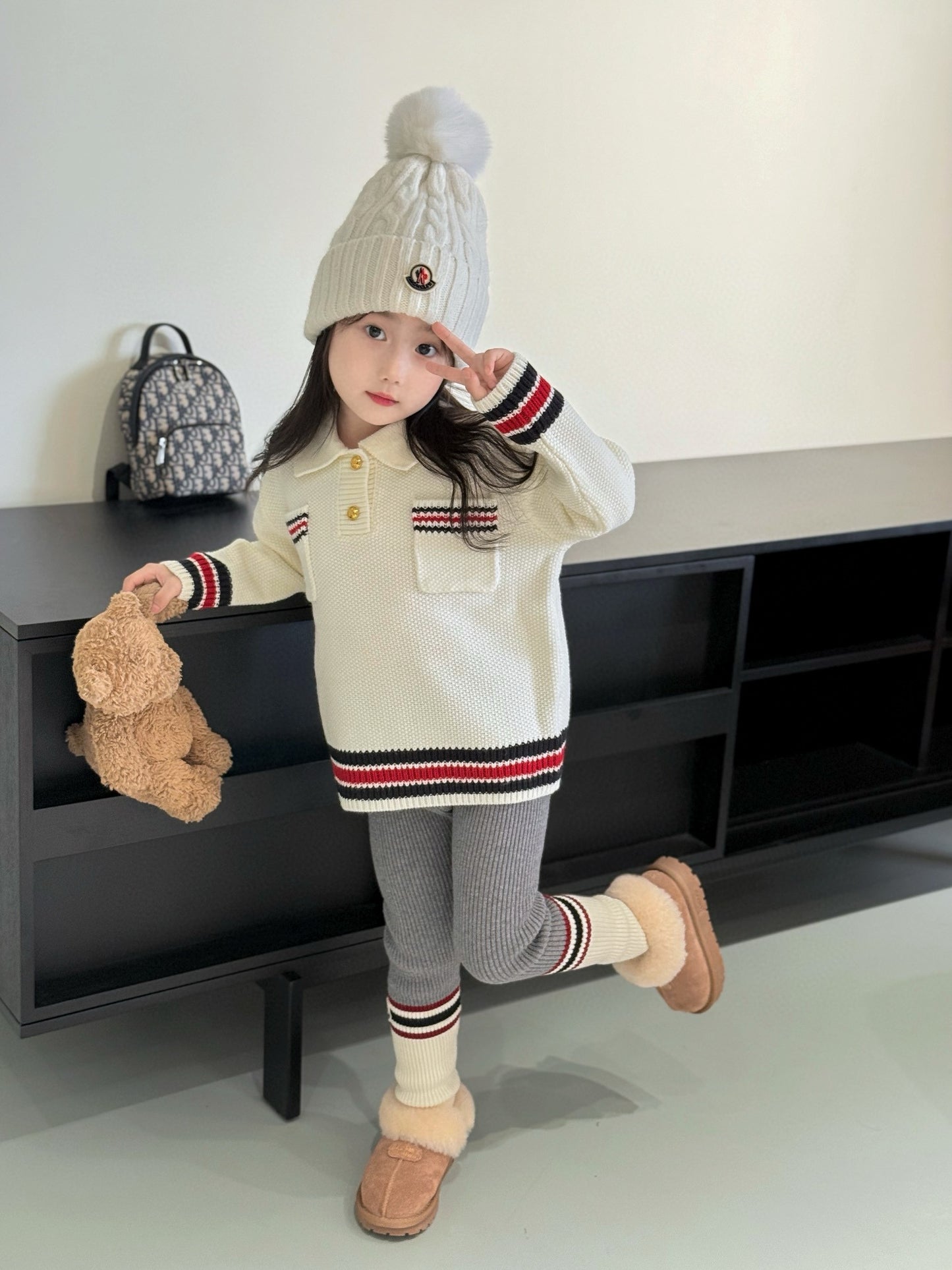 Moncler Polo/Long Pant Set