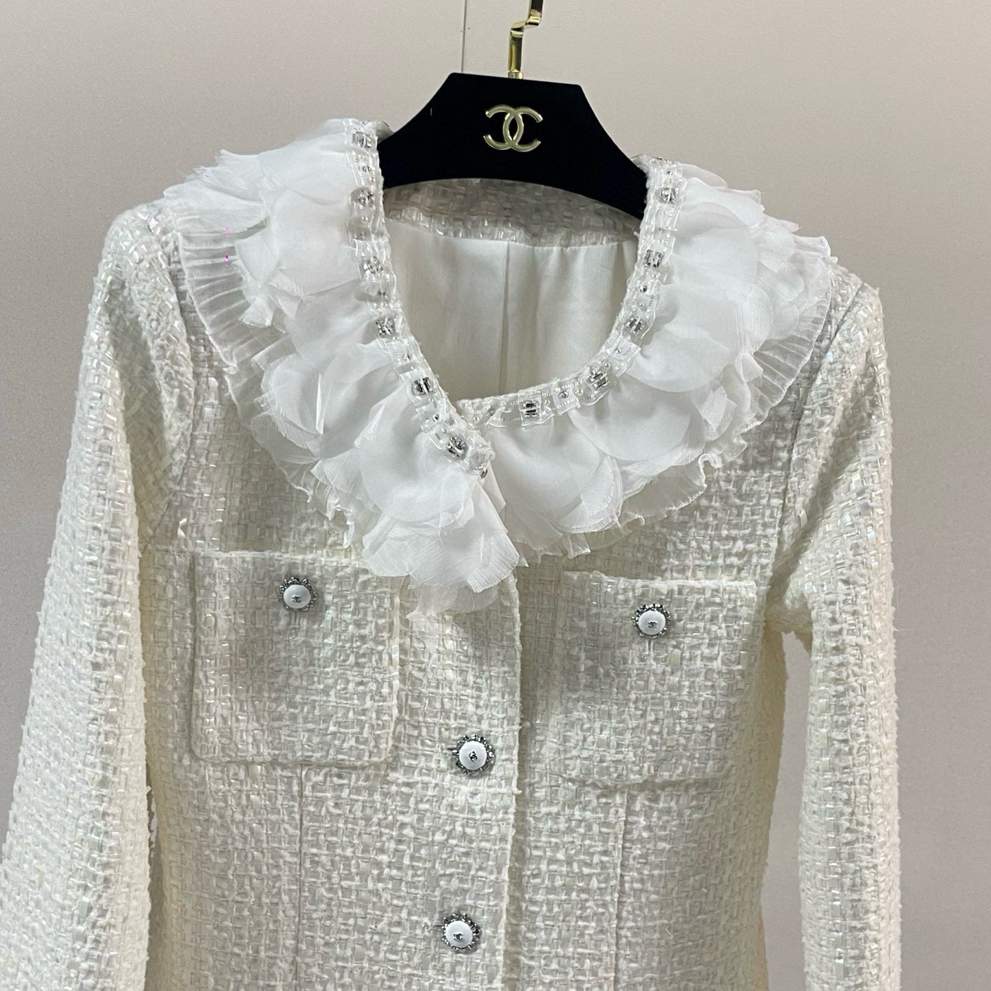 Chanel Tweed Jacket With Shorts Set