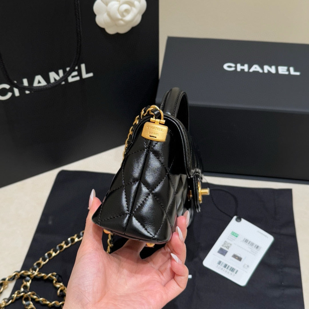 Chanel 25P Kelly (14x20x5.5cm)
