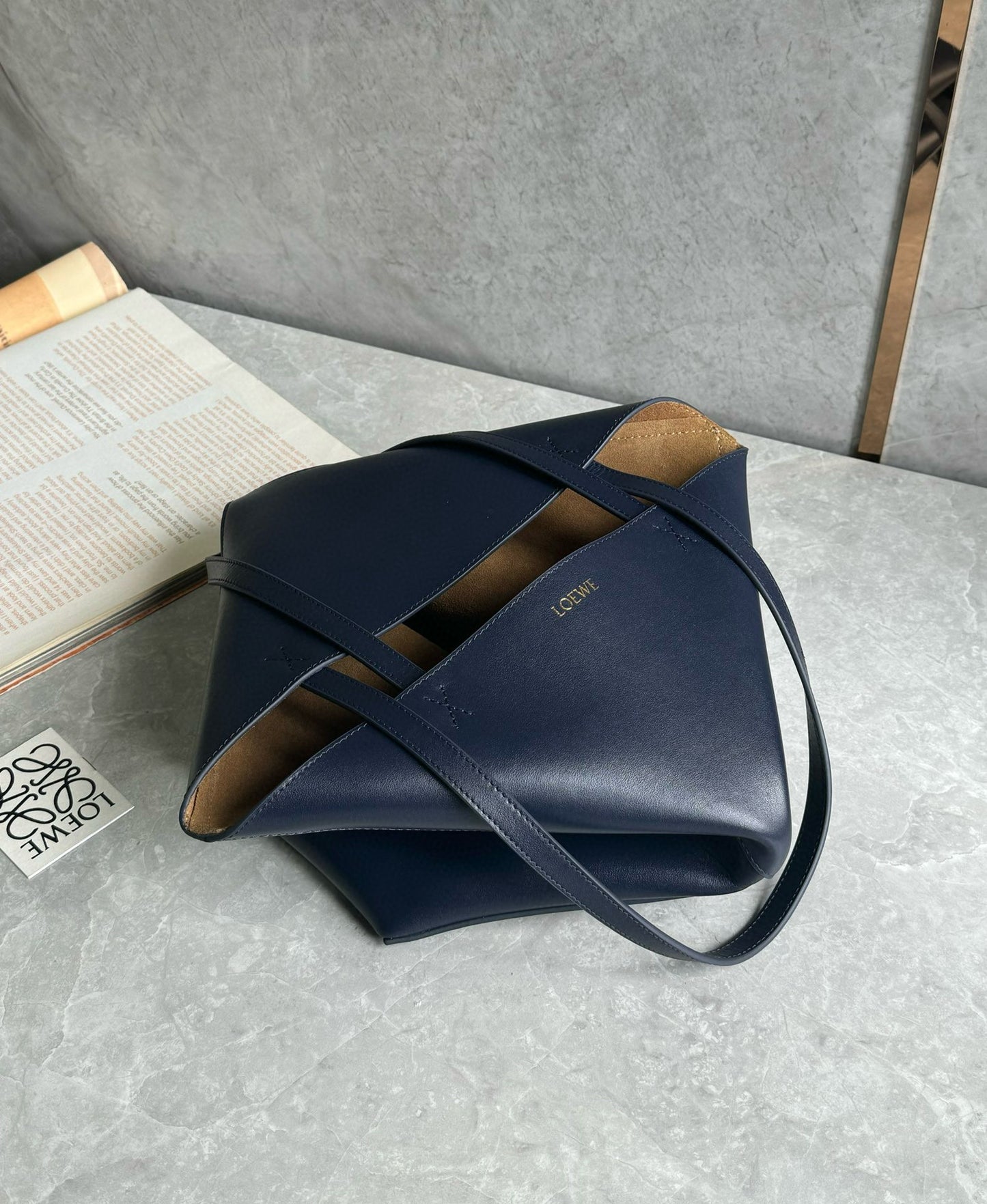 Loewe Puzzle Fold Tote Bag(25.5x14.5x31.5cm)