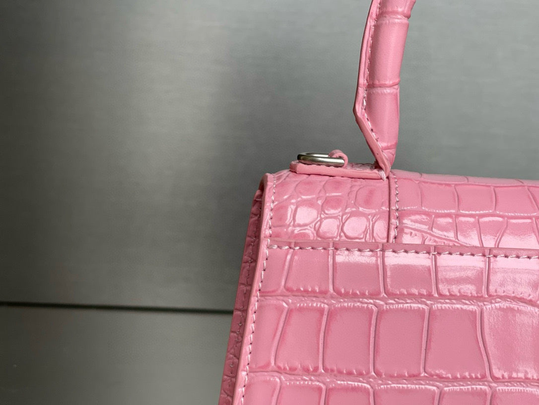 BLCG Hourglass Crocodile Top-handle Handbag
(19x8x21cm)