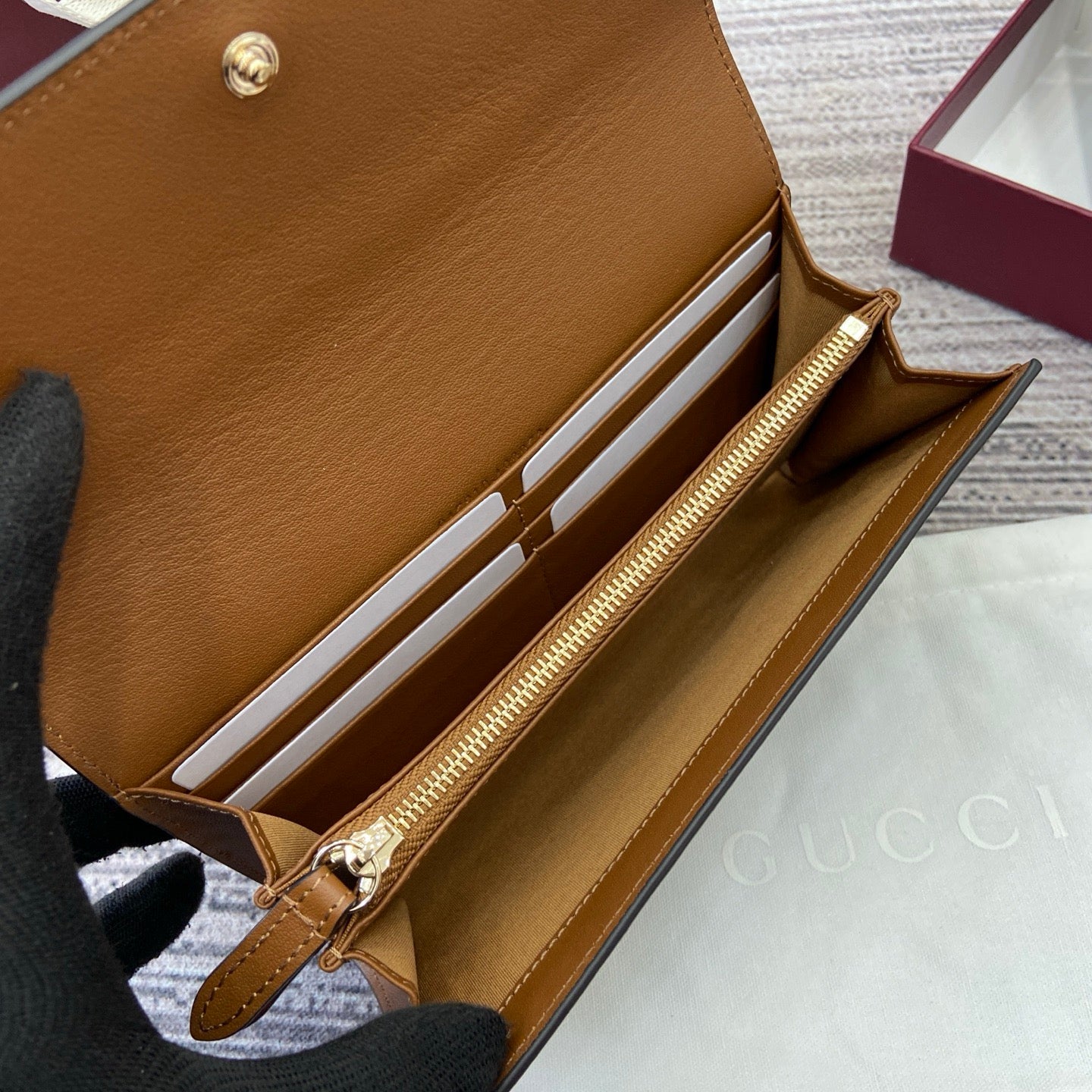 Gucci Long Flap Wallet