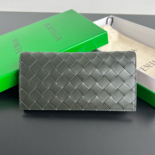 Bottega Veneta Long Flap Wallet