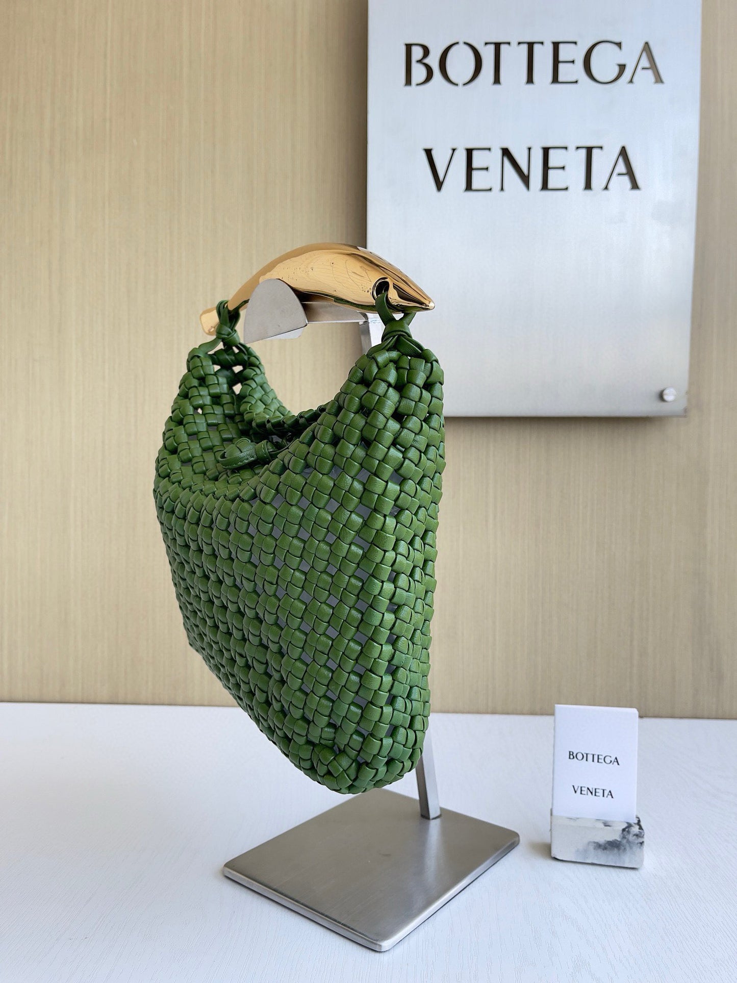 BV Woven Leather Handbag