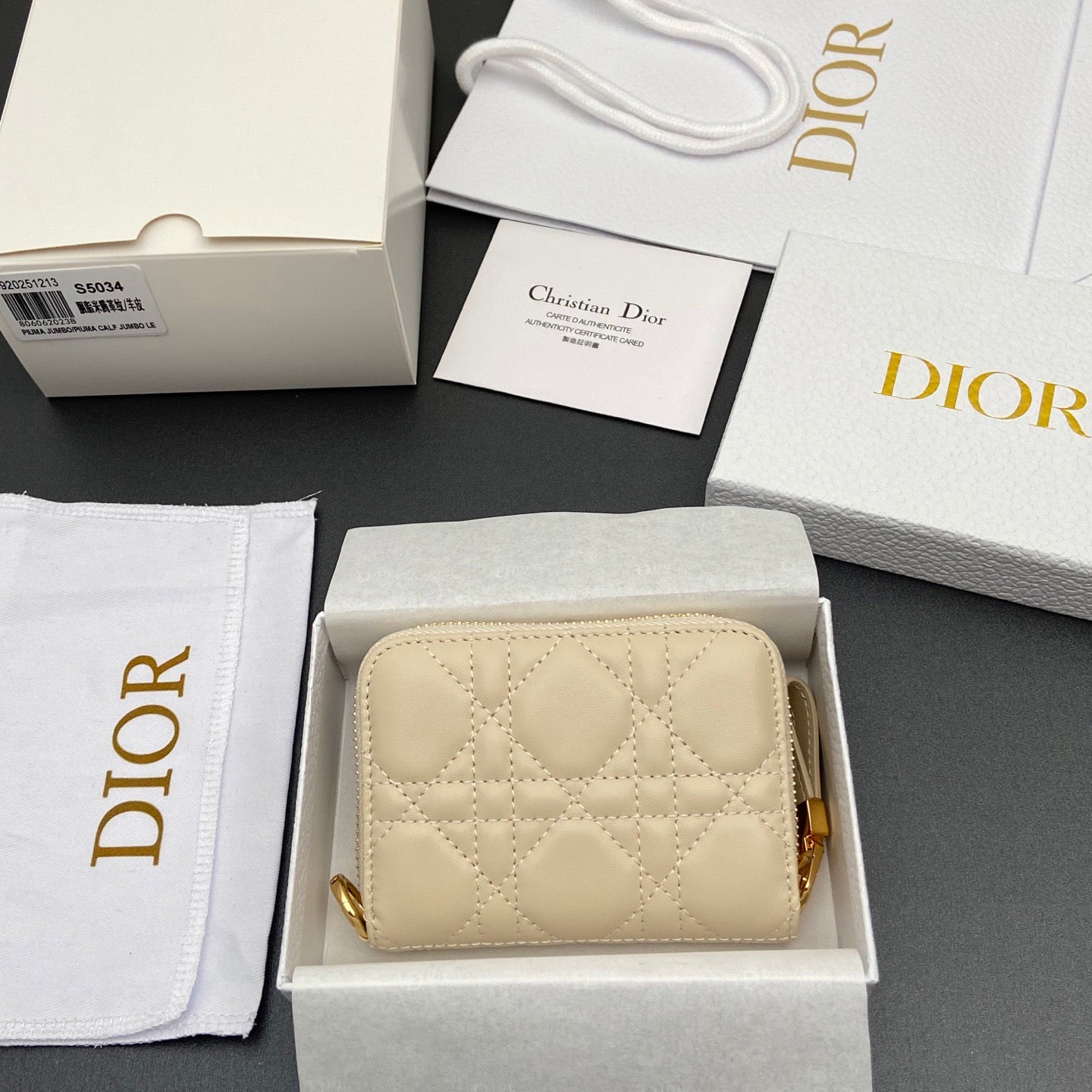 Dior Jolie Glycine Wallet