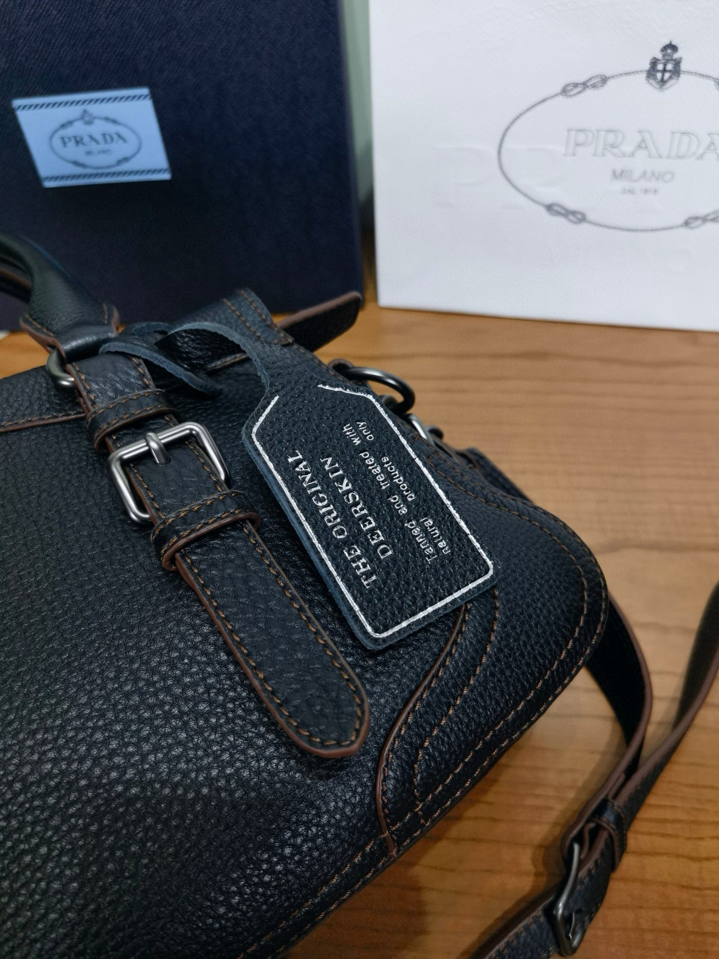PD Bonnie Leather Tote Bag 35x22x11cm