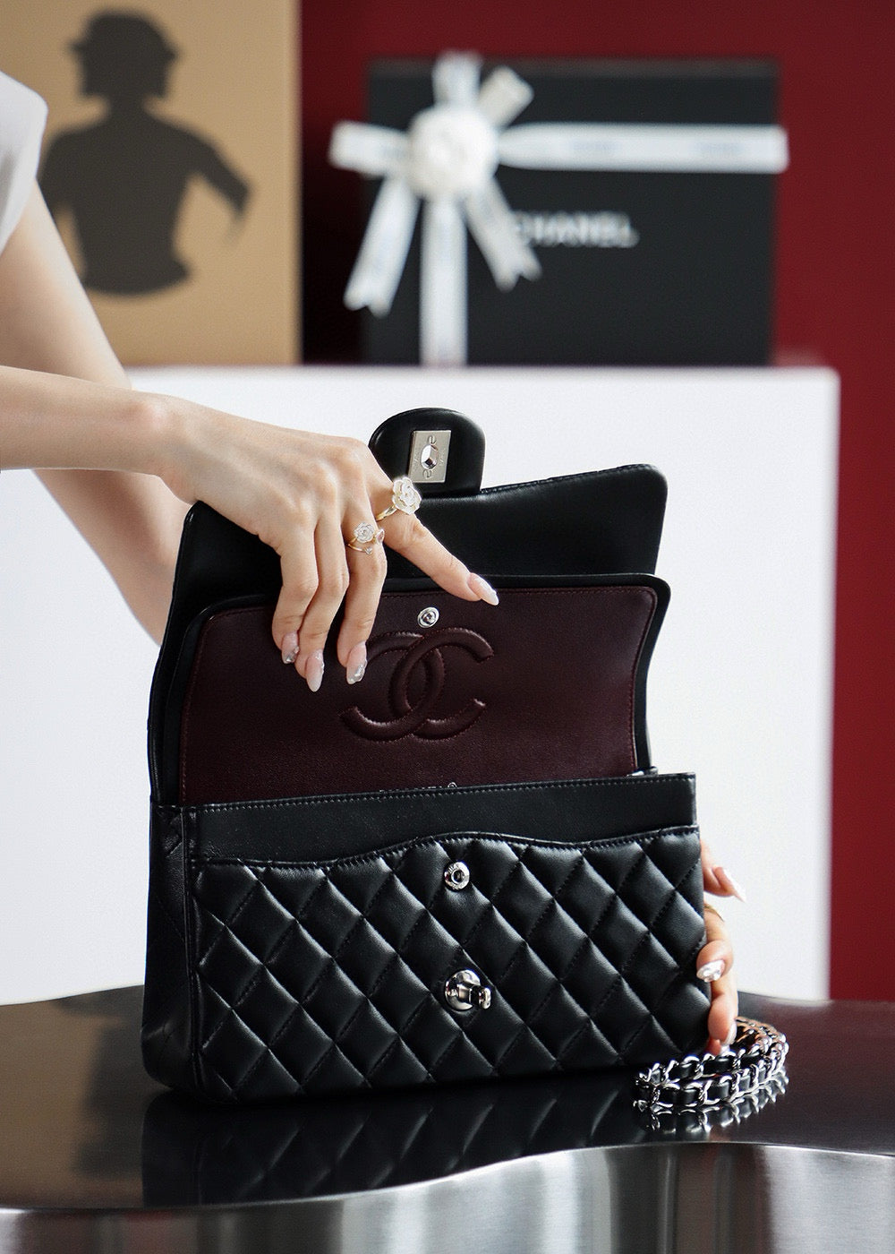 Chanel CF Bag (15.5x25.5x6.5cm)