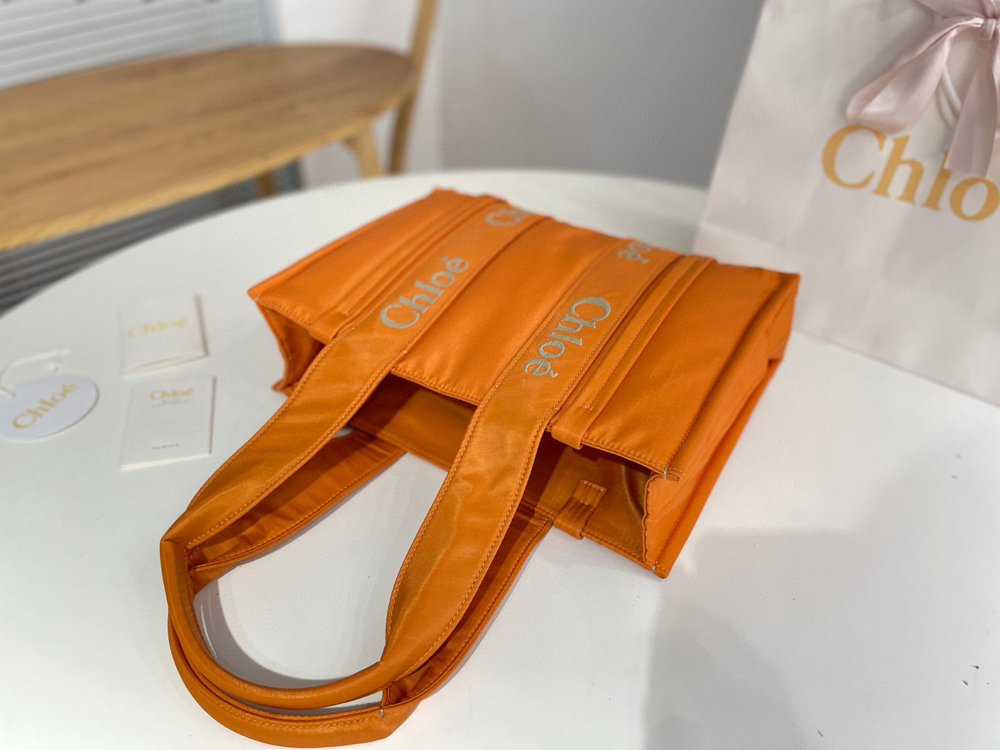Chloe Woody Tote Bag