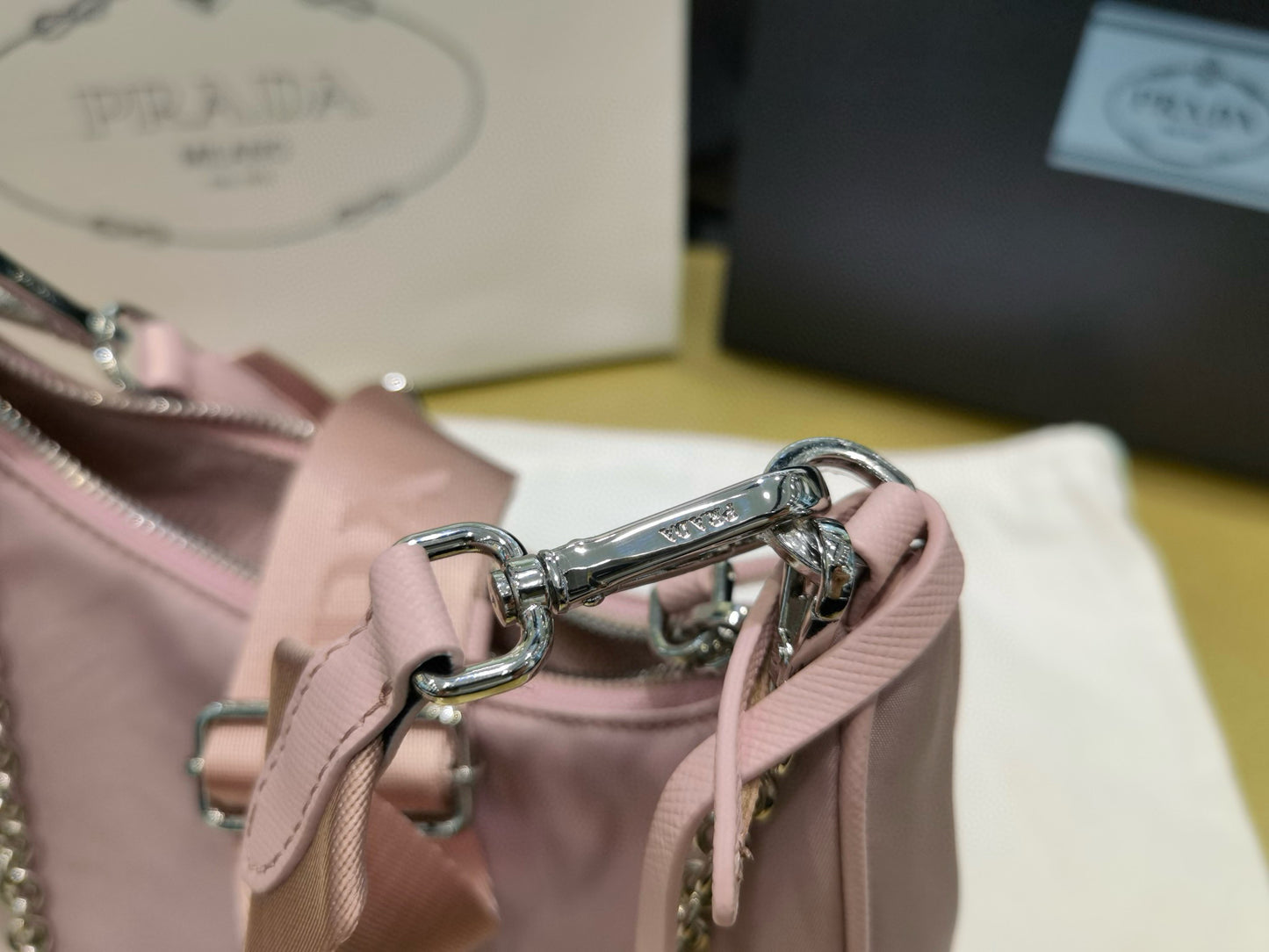 PD Re-Nylon Saffiano Bag