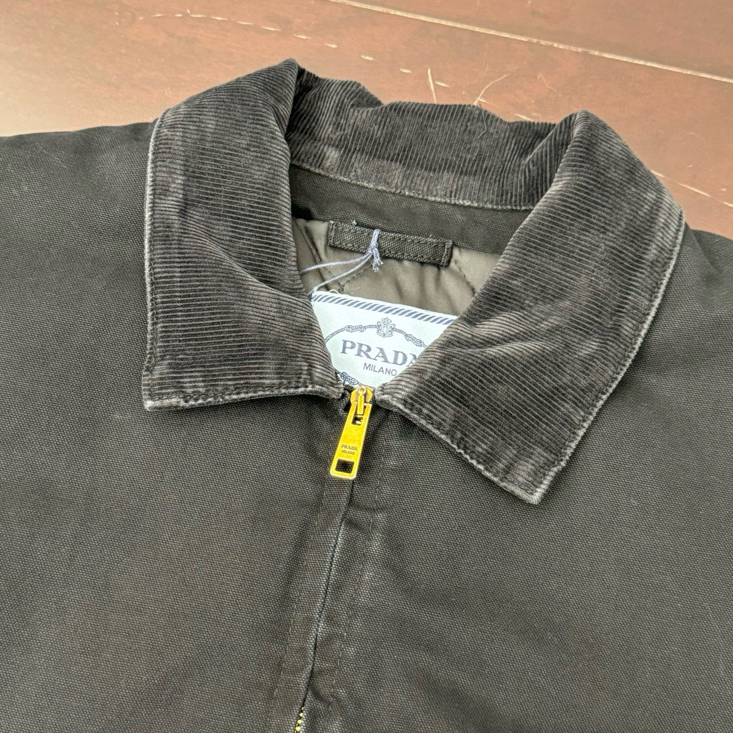 Prada Denim Bomber Jacket